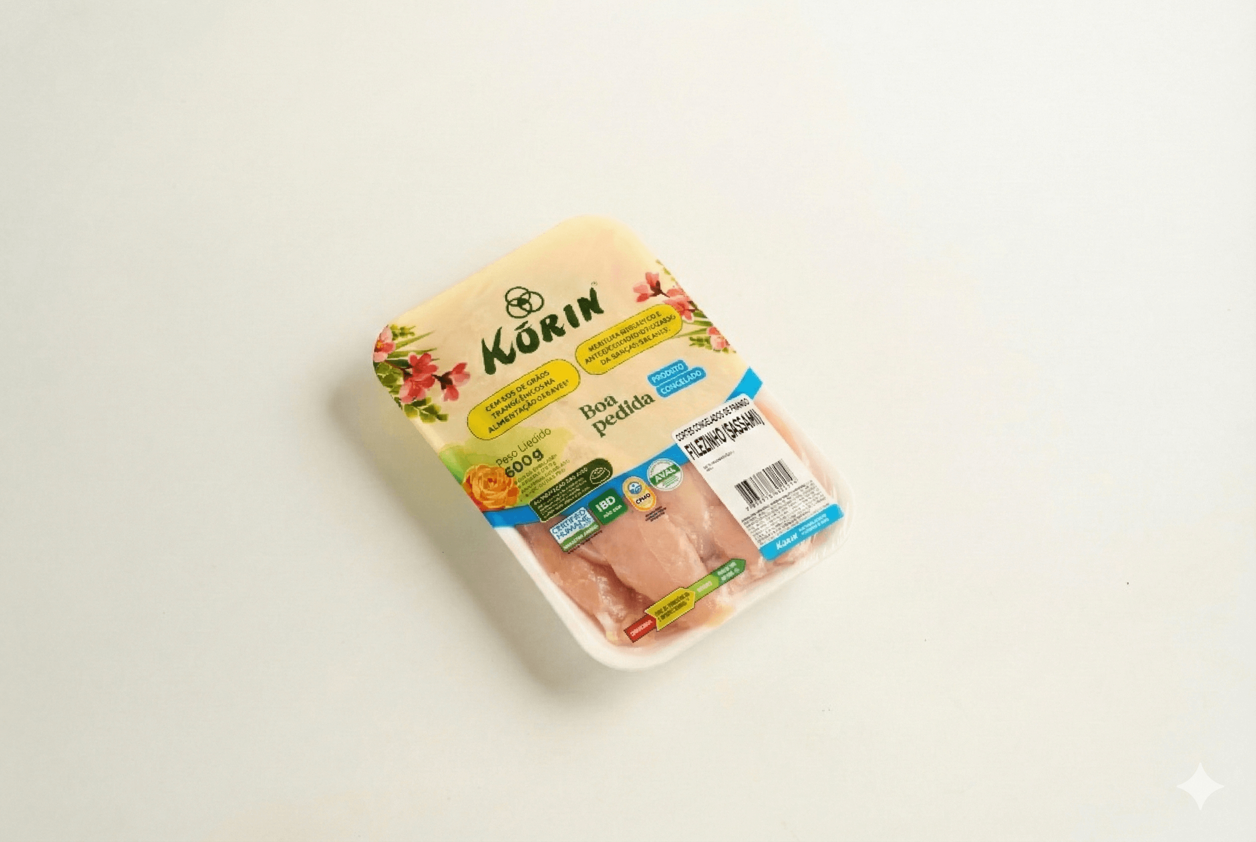 Filé sassami de frango congelado 600g