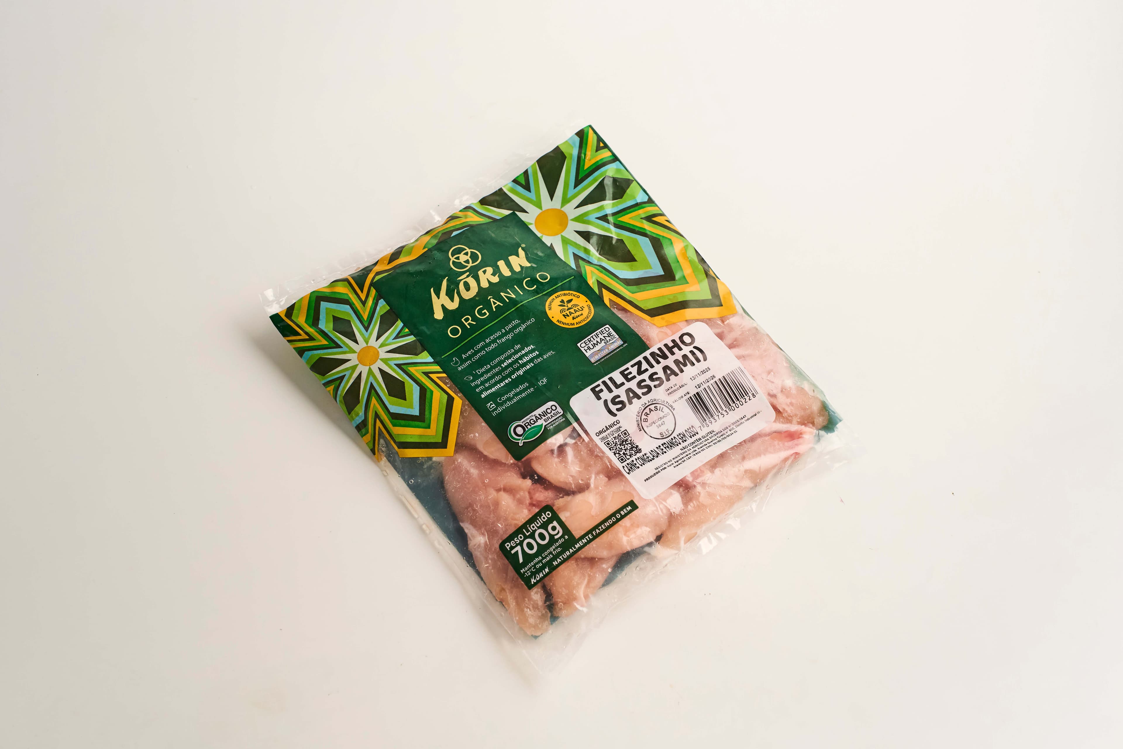 Sassami orgânico congelado 700g