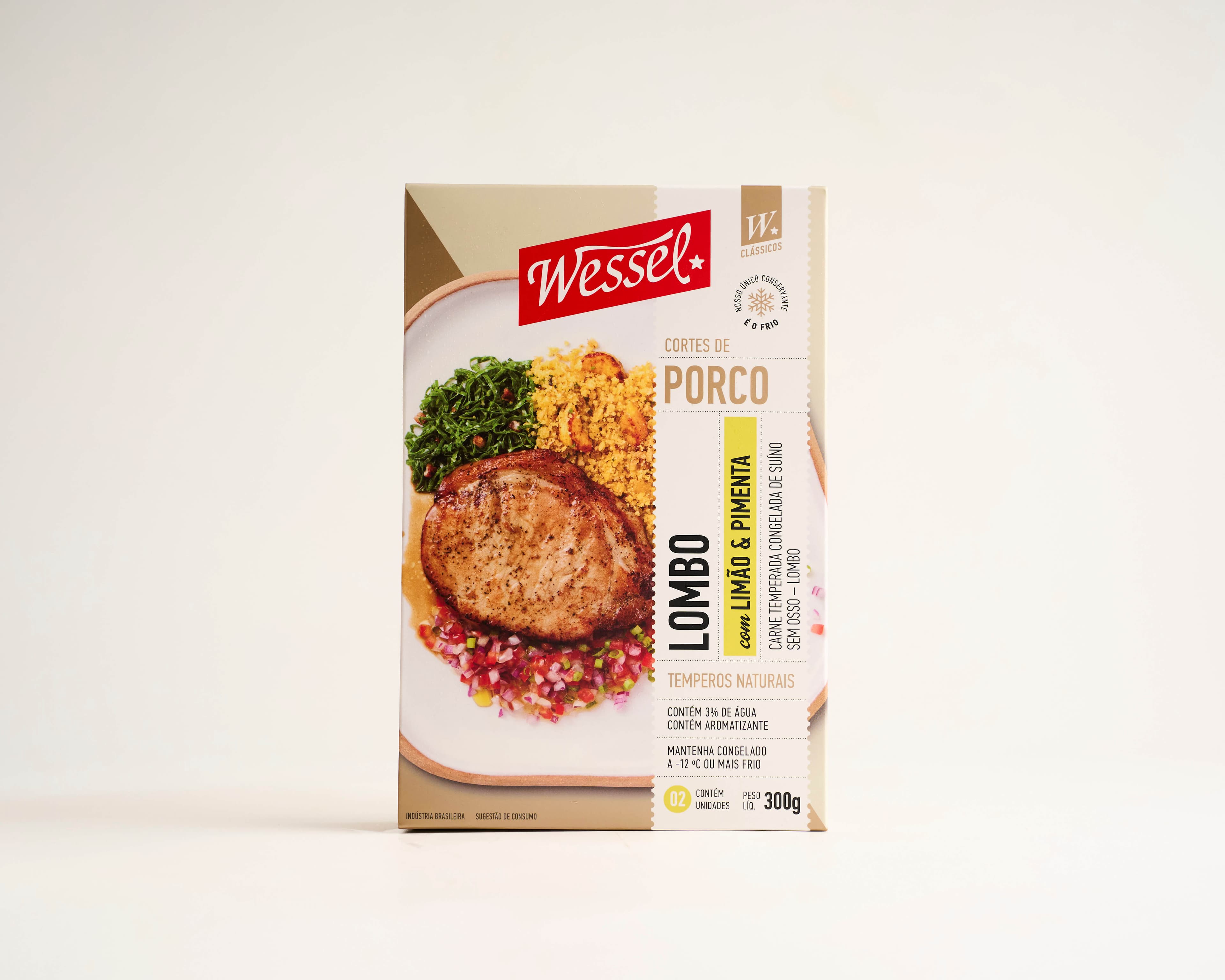 Lombo suíno com limão & pimenta 300g