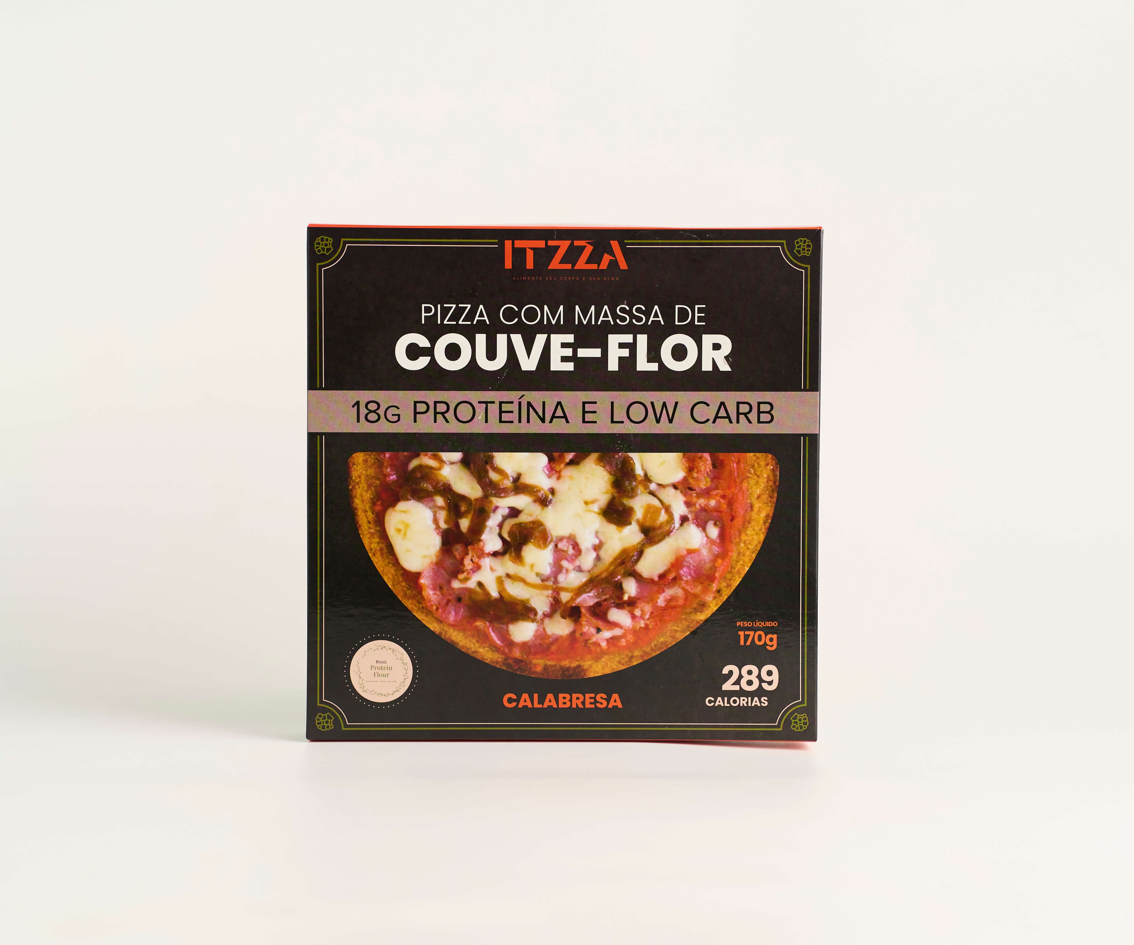 Pizza proteica e low carb sabor calabresa 170g