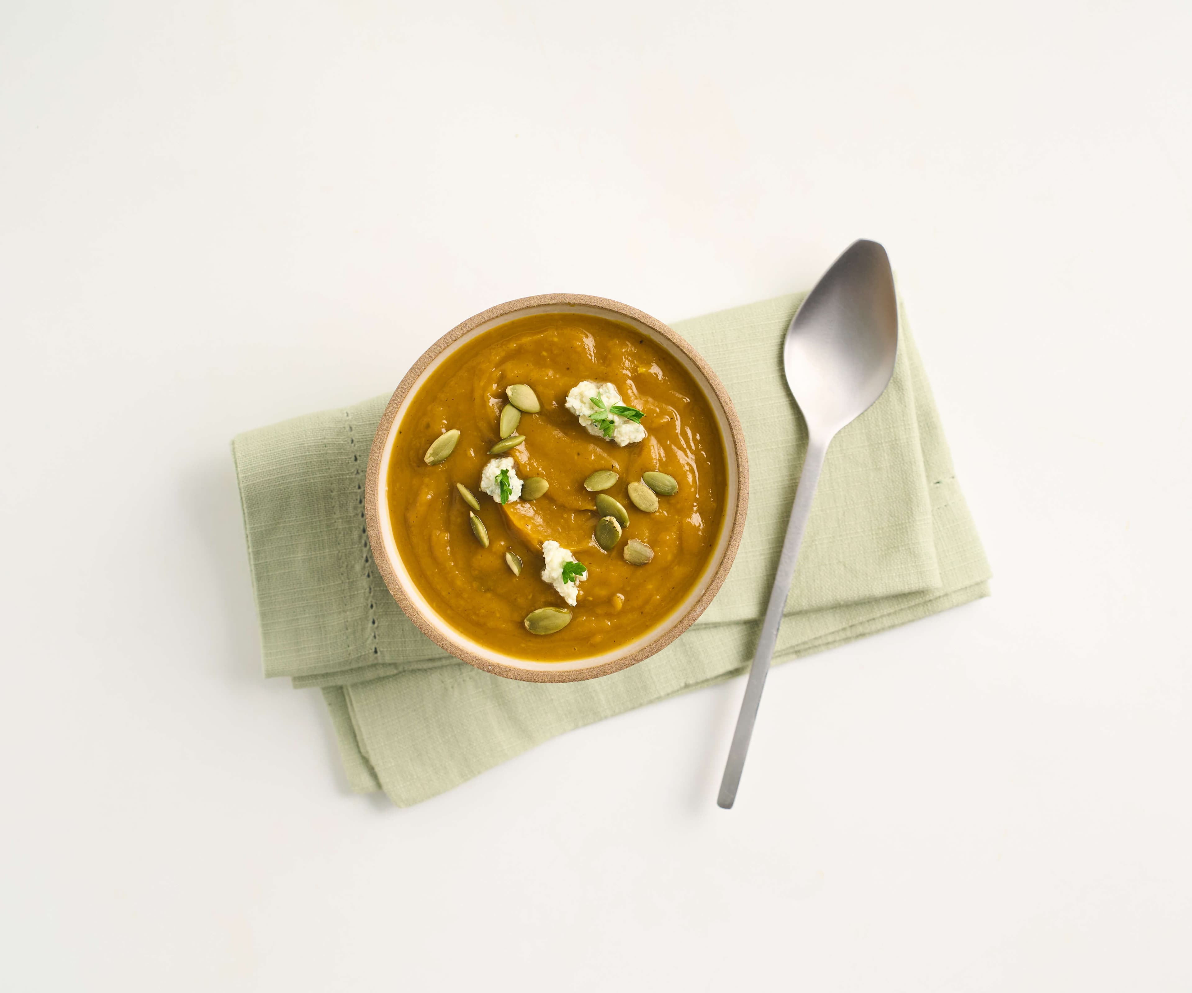 Sopa proteica de abóbora com gorgonzola 400g