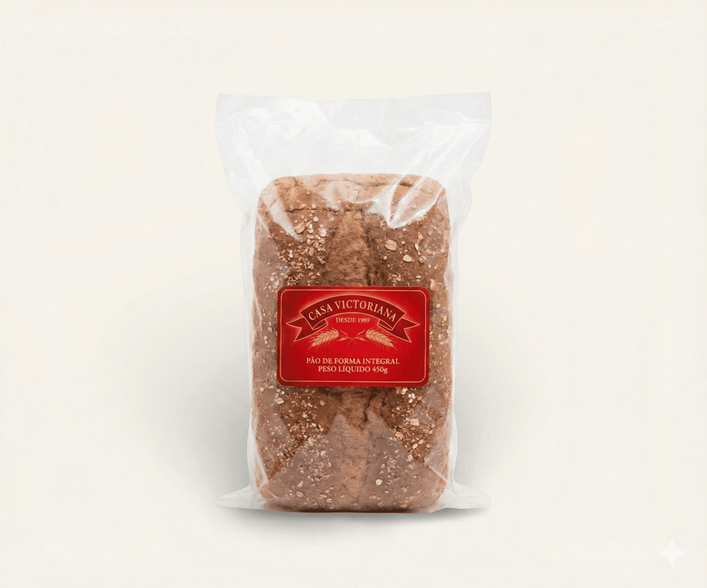 Pão de forma integral Casa Victoriana