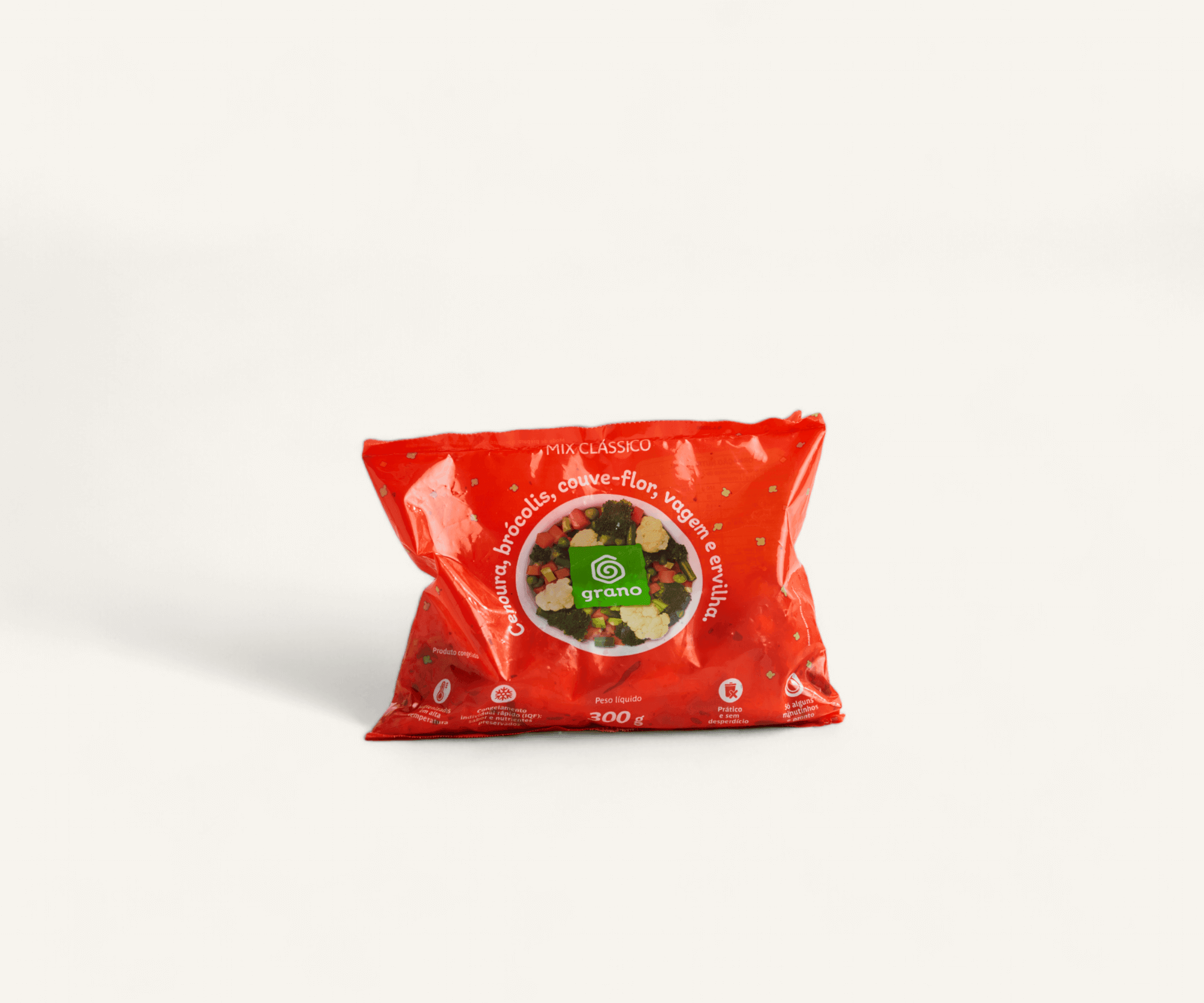 Mix clássico de vegetais congelados 300g