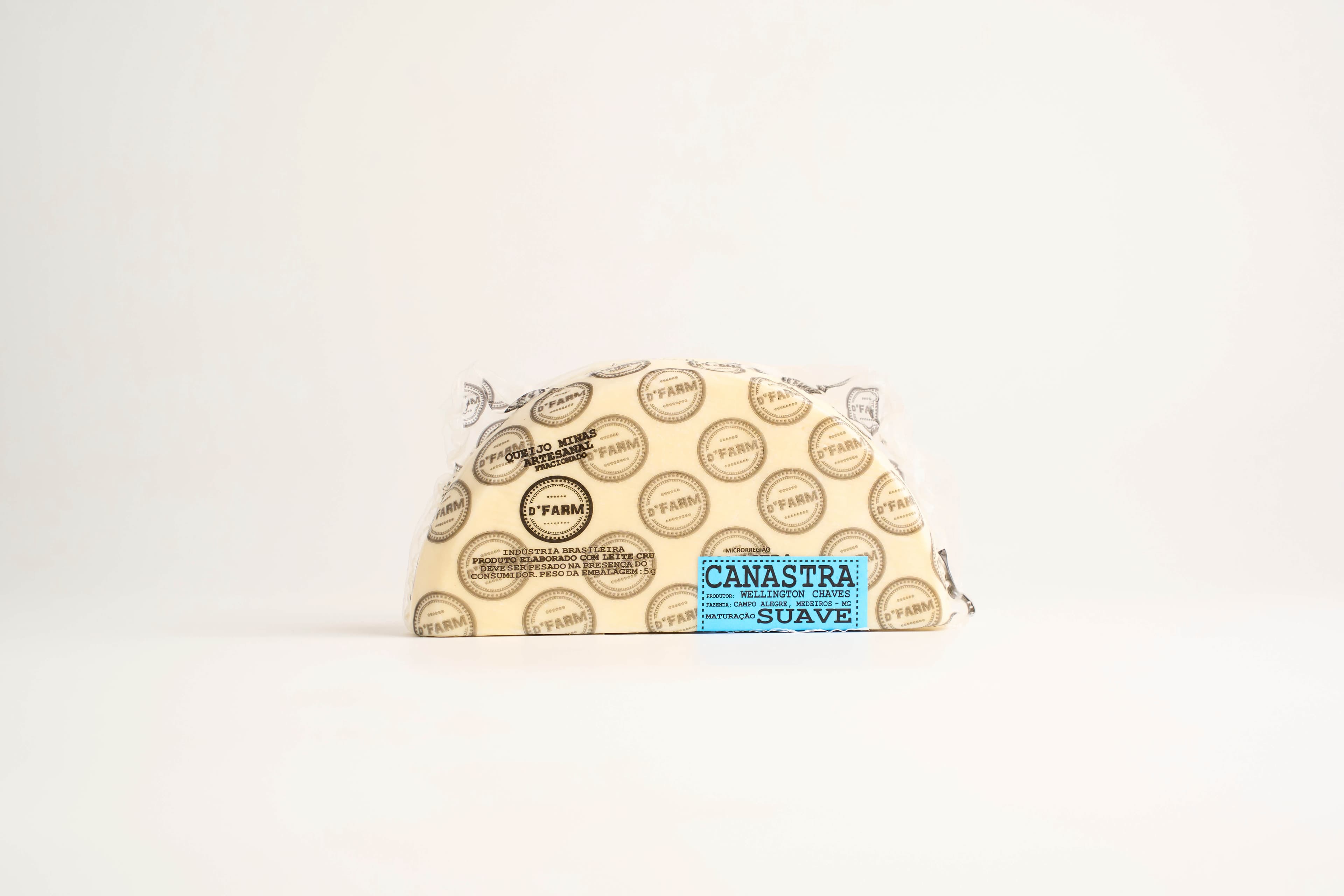 Queijo artesanal canastra suave 450g