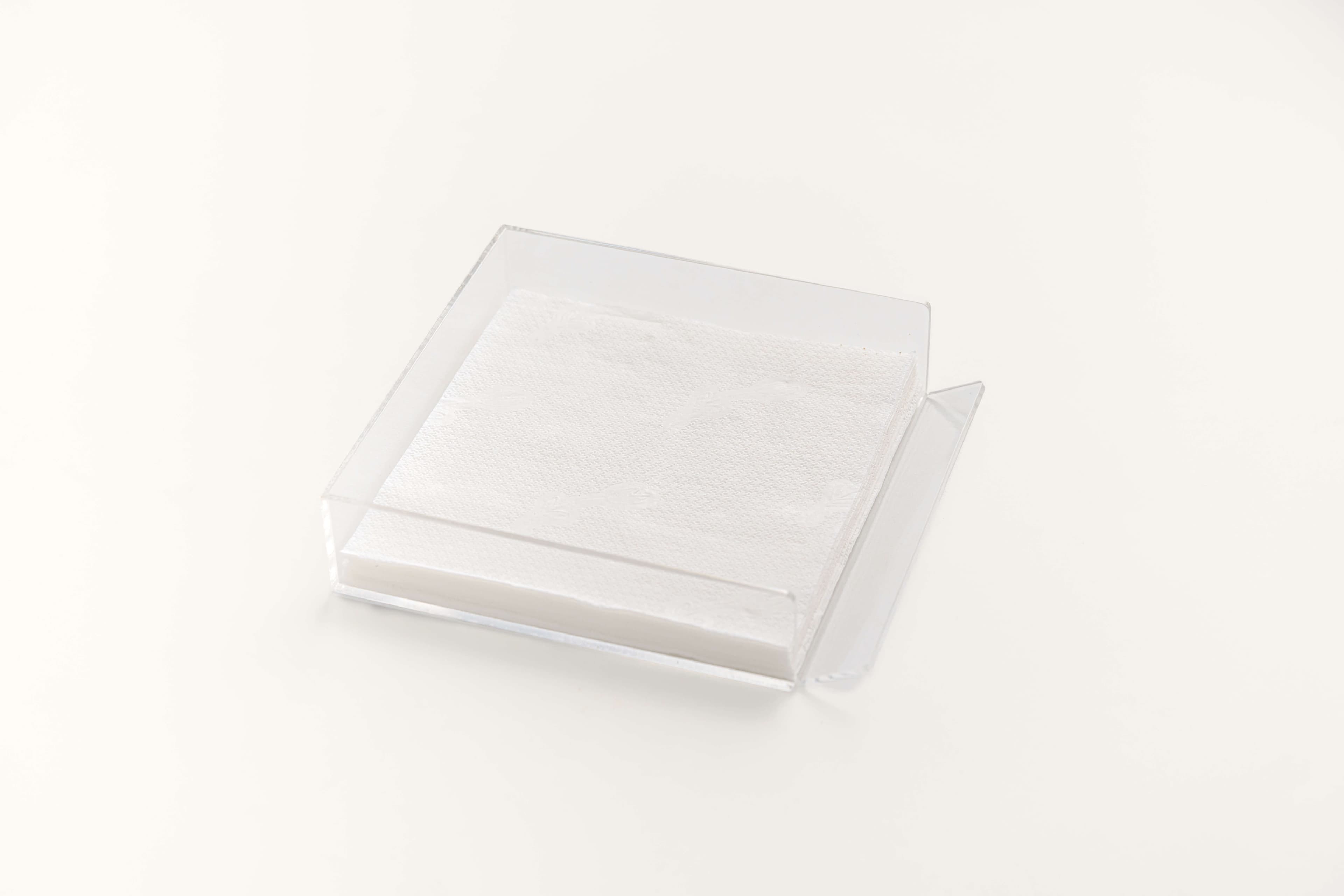 Porta guardanapo de papel em acrílico