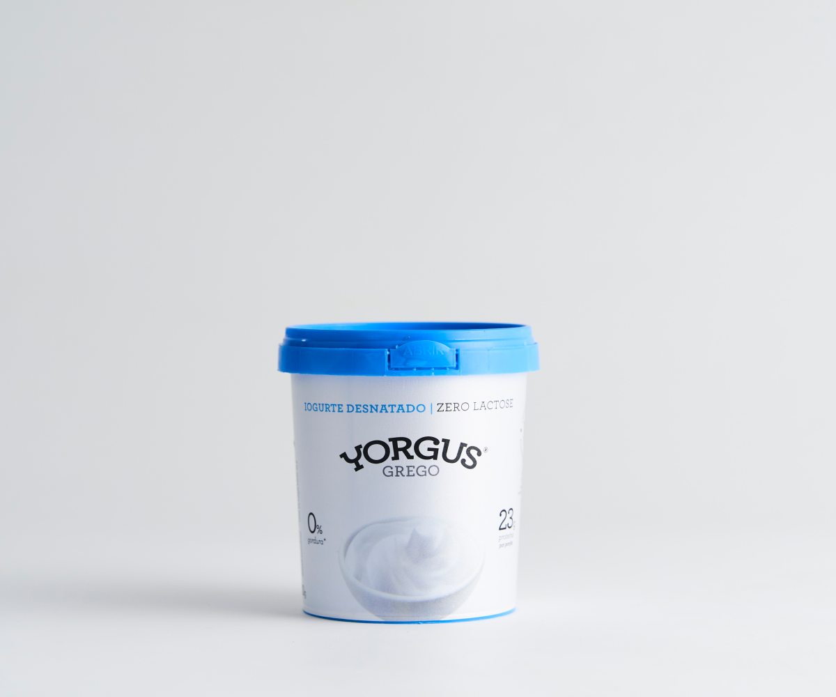Yorgus grego desnatado natural zero lactose 500g