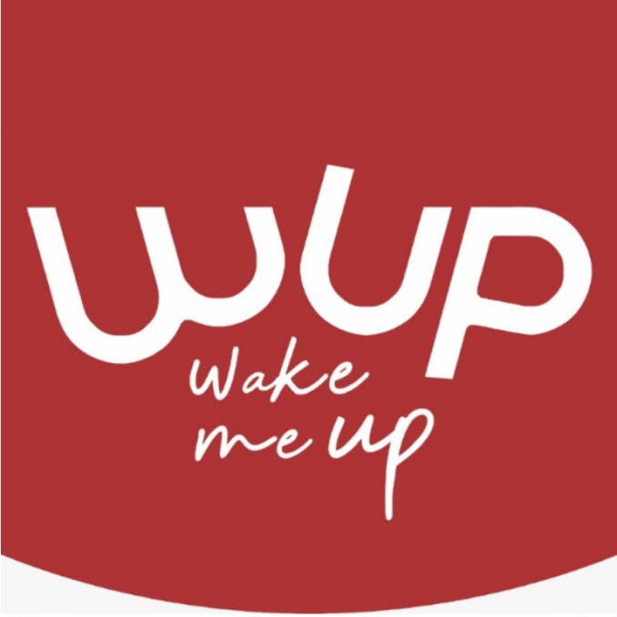 WUP Wake me up logo