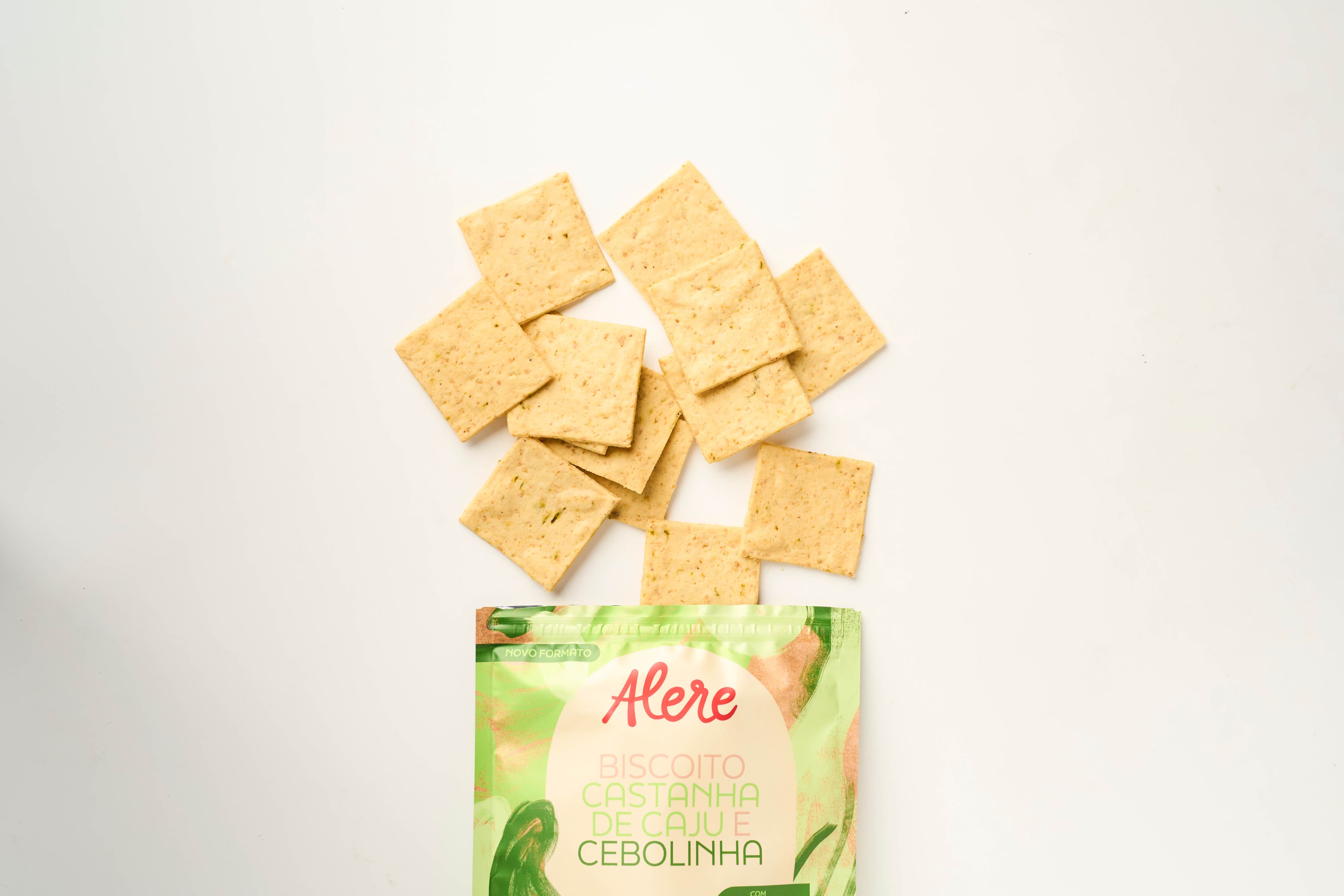 Biscoito de castanha de caju com cebolinha 70g