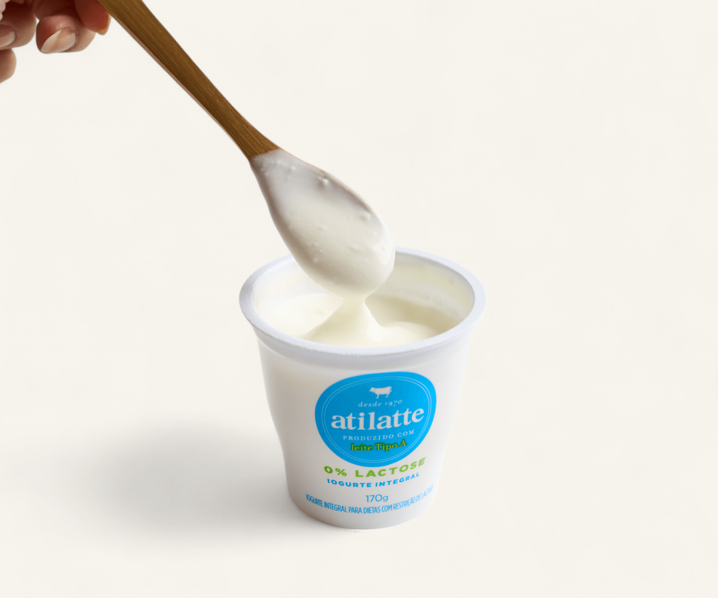 Iogurte integral zero lactose 170g