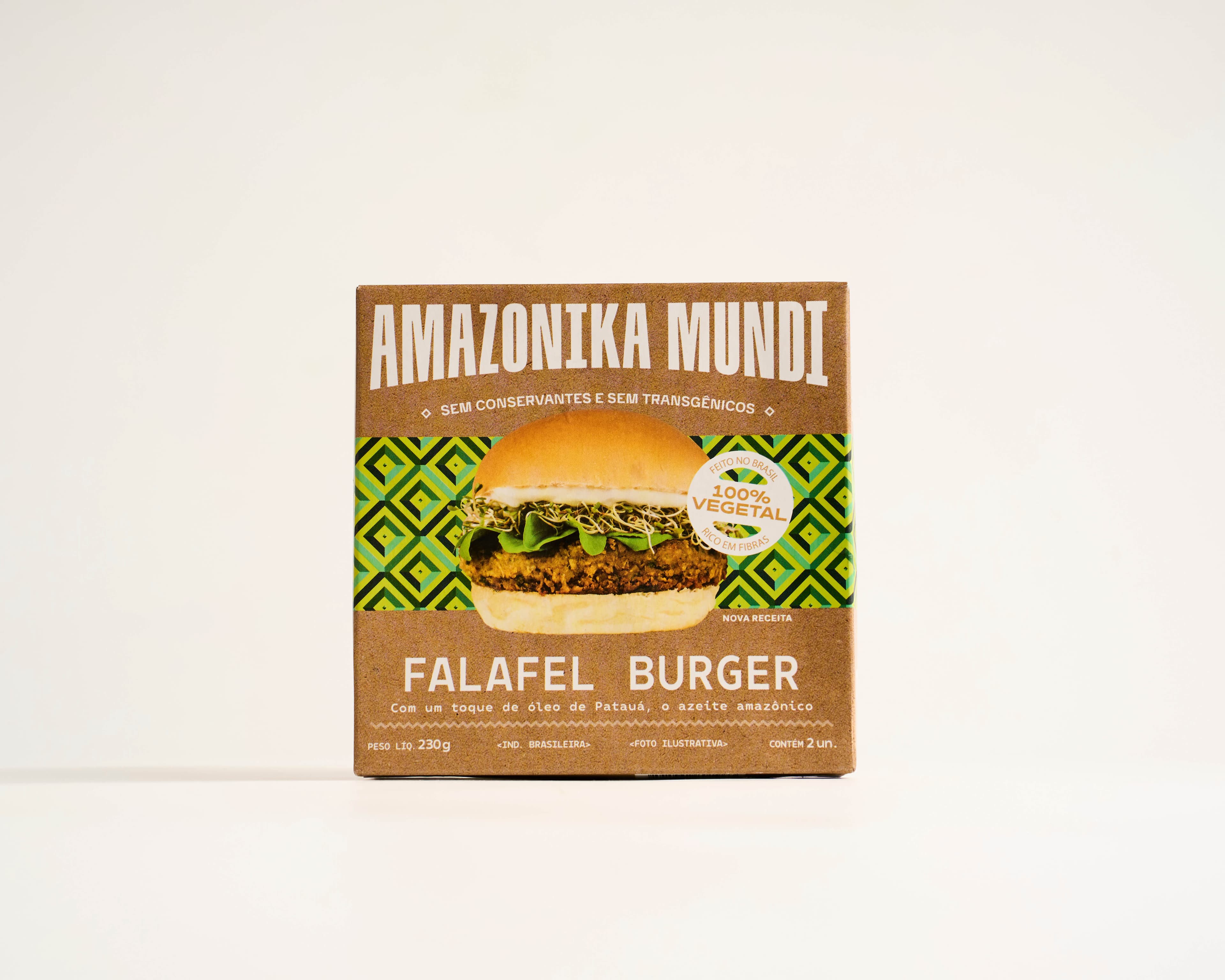 Falafel burguer com óleo de patauá (2un - 100g)