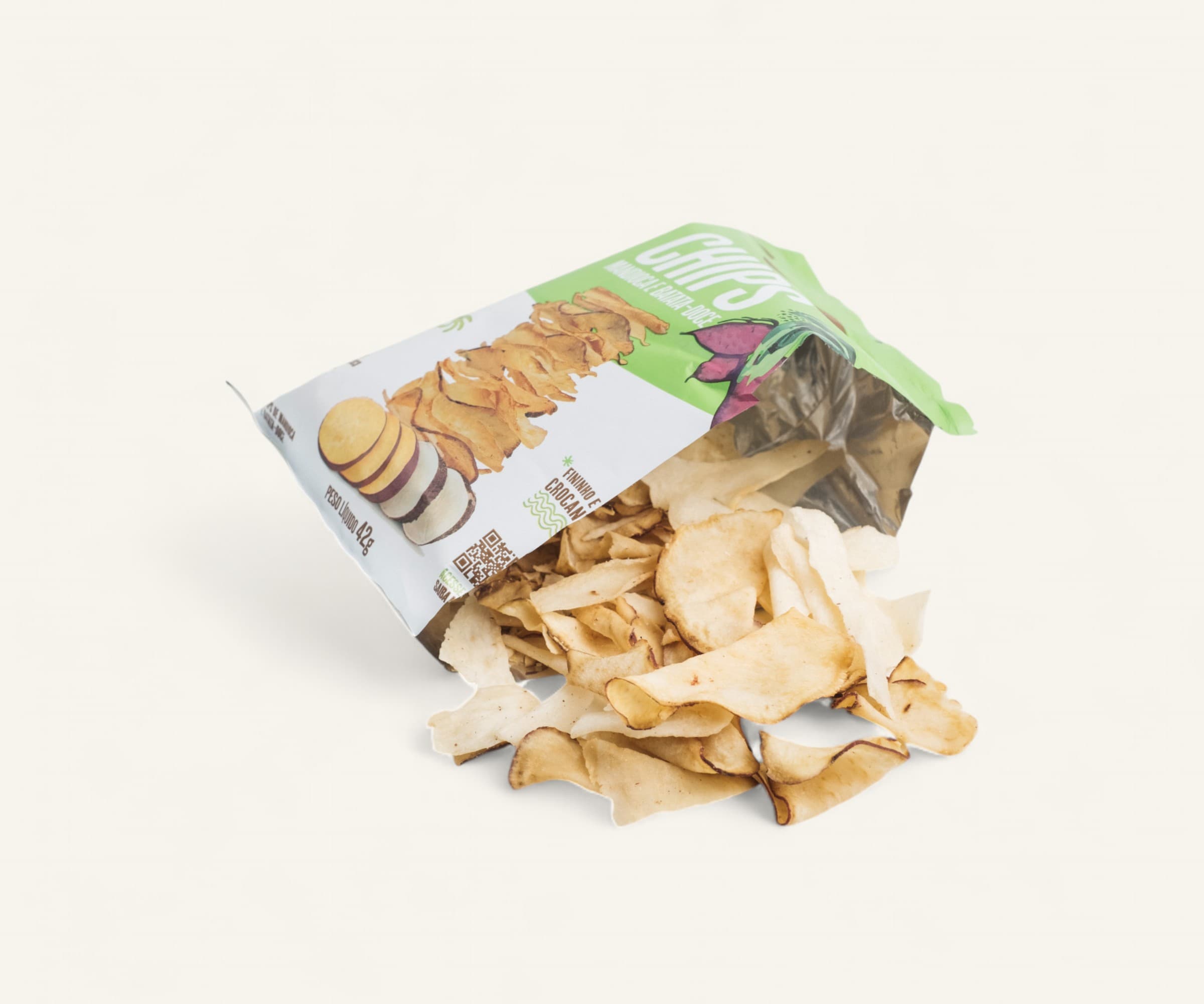 Chips mix de mandioca e batata-doce 42g