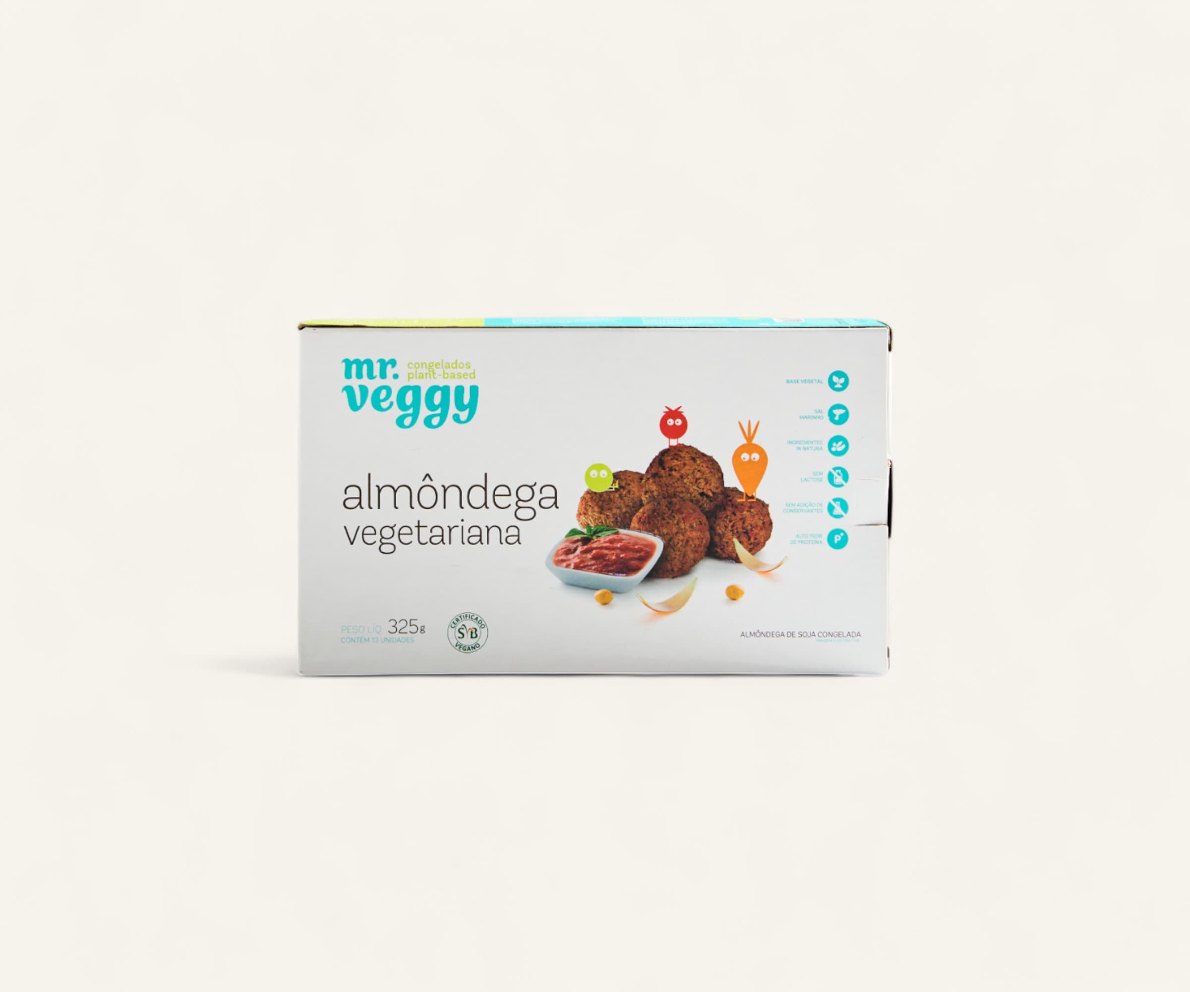 Almôndega vegetariana 13 unidades 325g