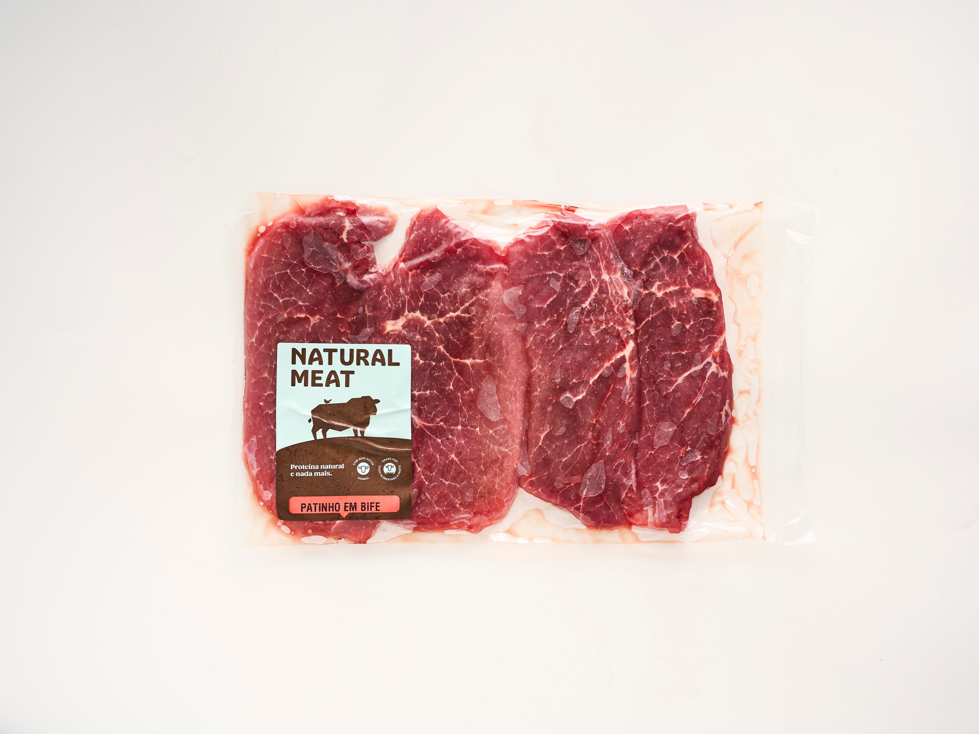 Patinho bovino em bifes grass-fed 400g