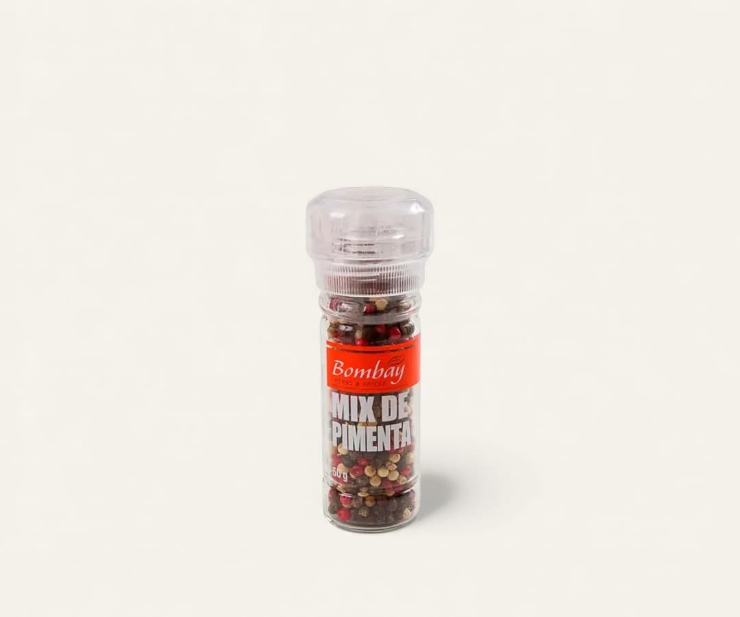 Mix de pimenta com moedor Bombay 50g