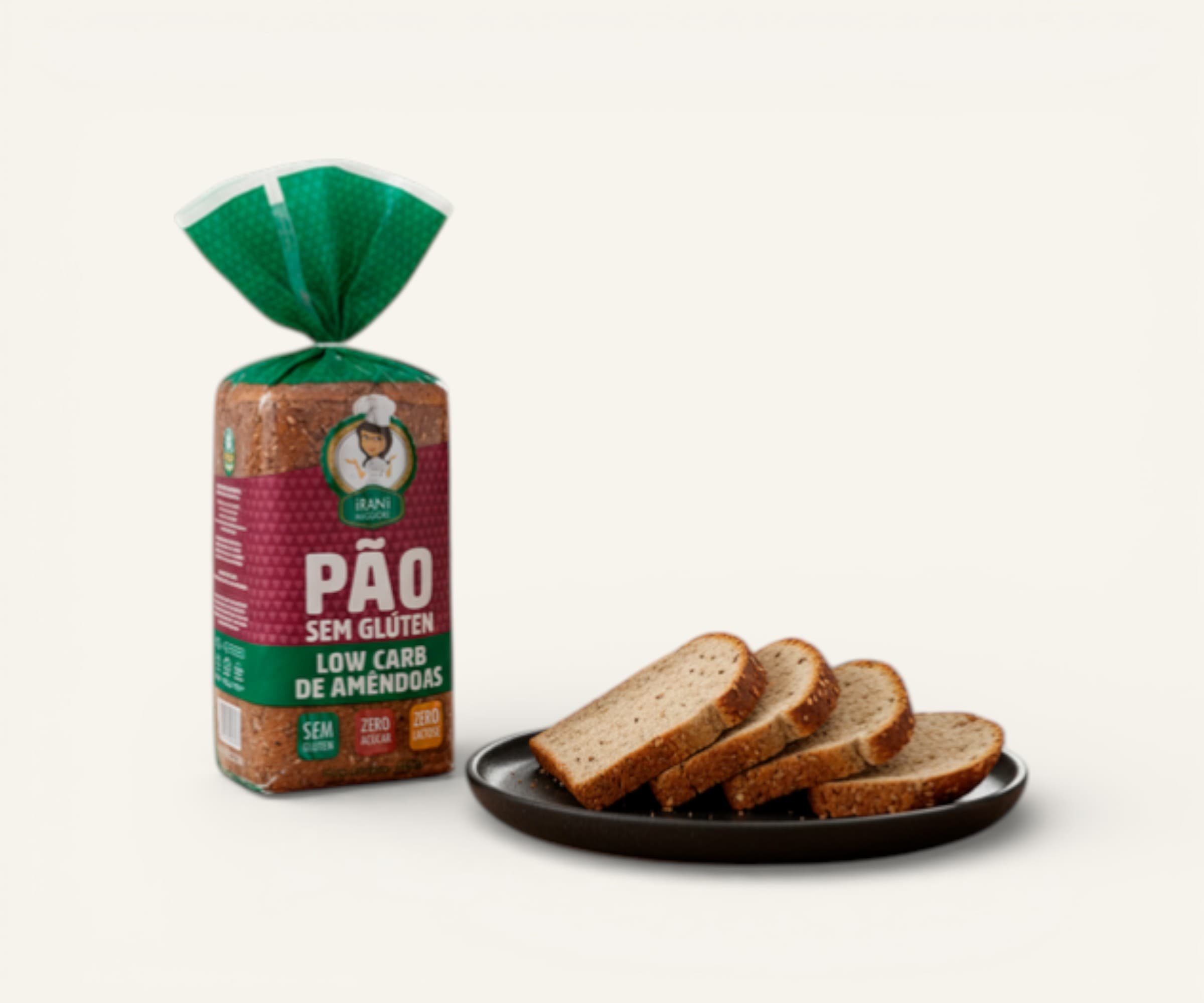 Pão de forma multigrãos sem glúten 500g