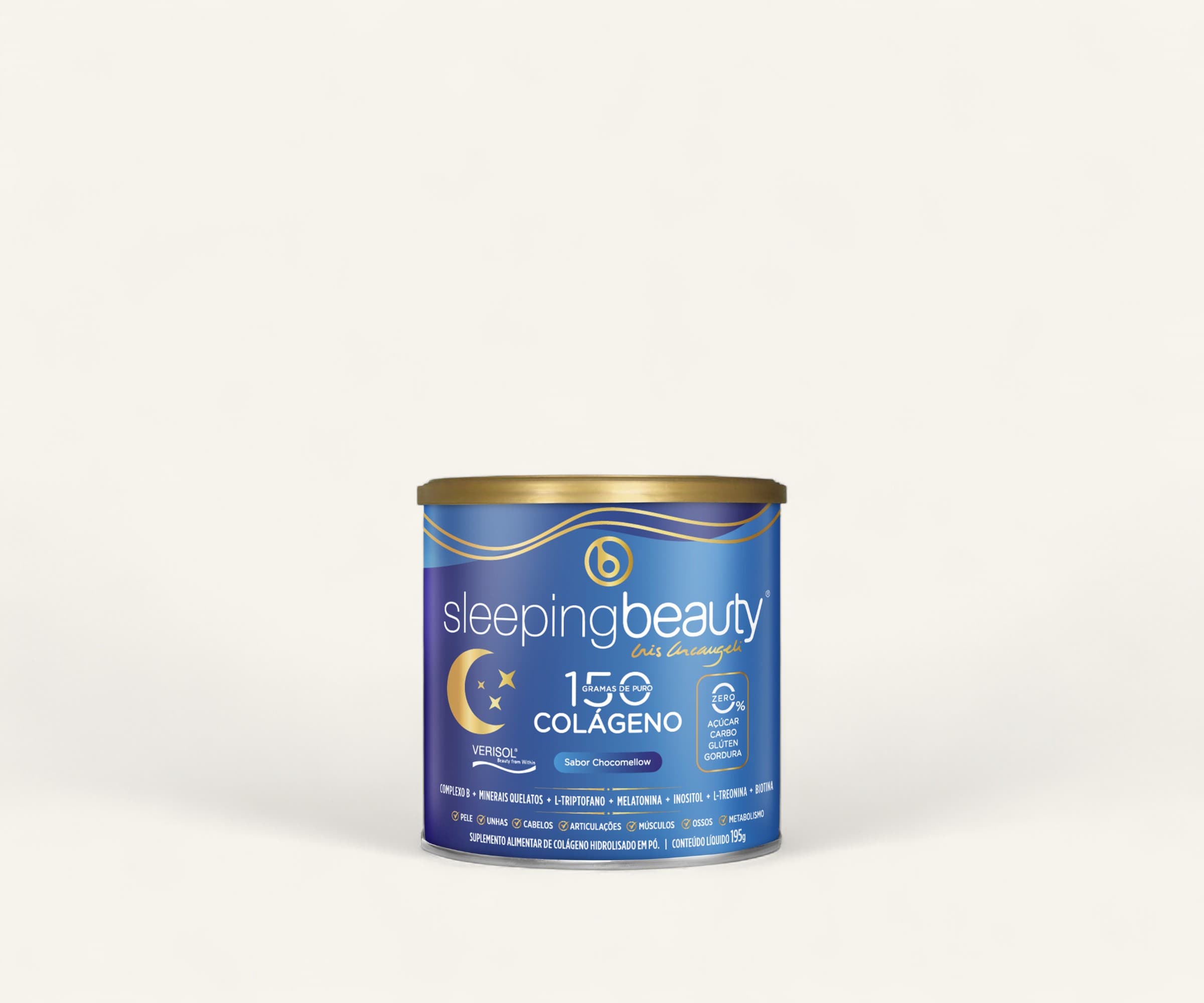 Suplemento de colágeno Sleepy Beauty sabor chocomellow 195g