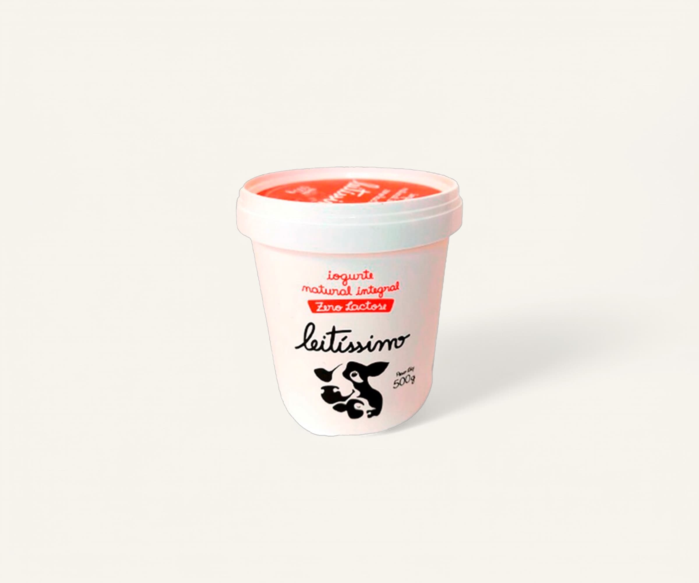 Iogurte leitissimo natural integral zero lactose 500gr