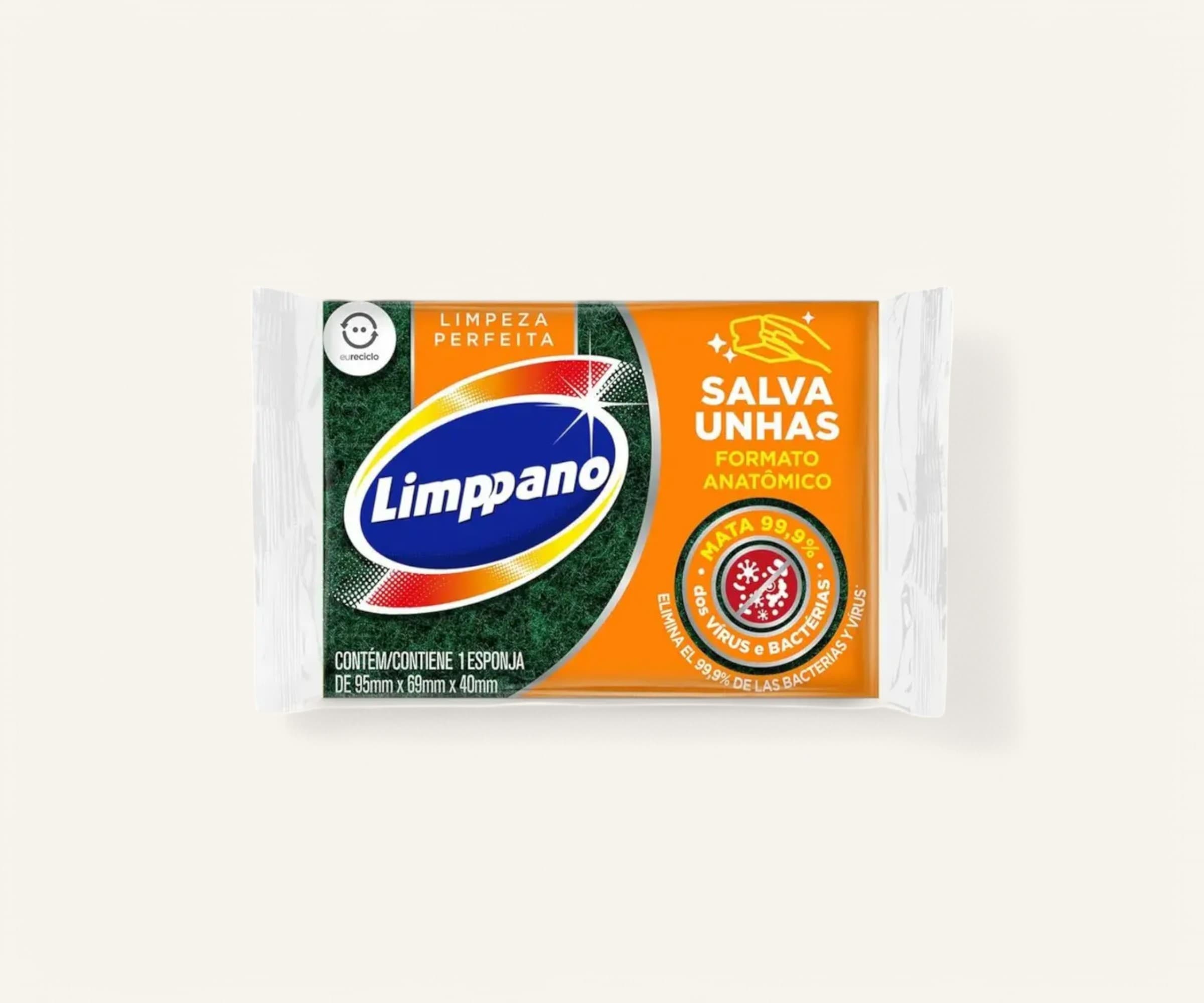 Esponja abrasiva salva-unhas Limpanno 1un
