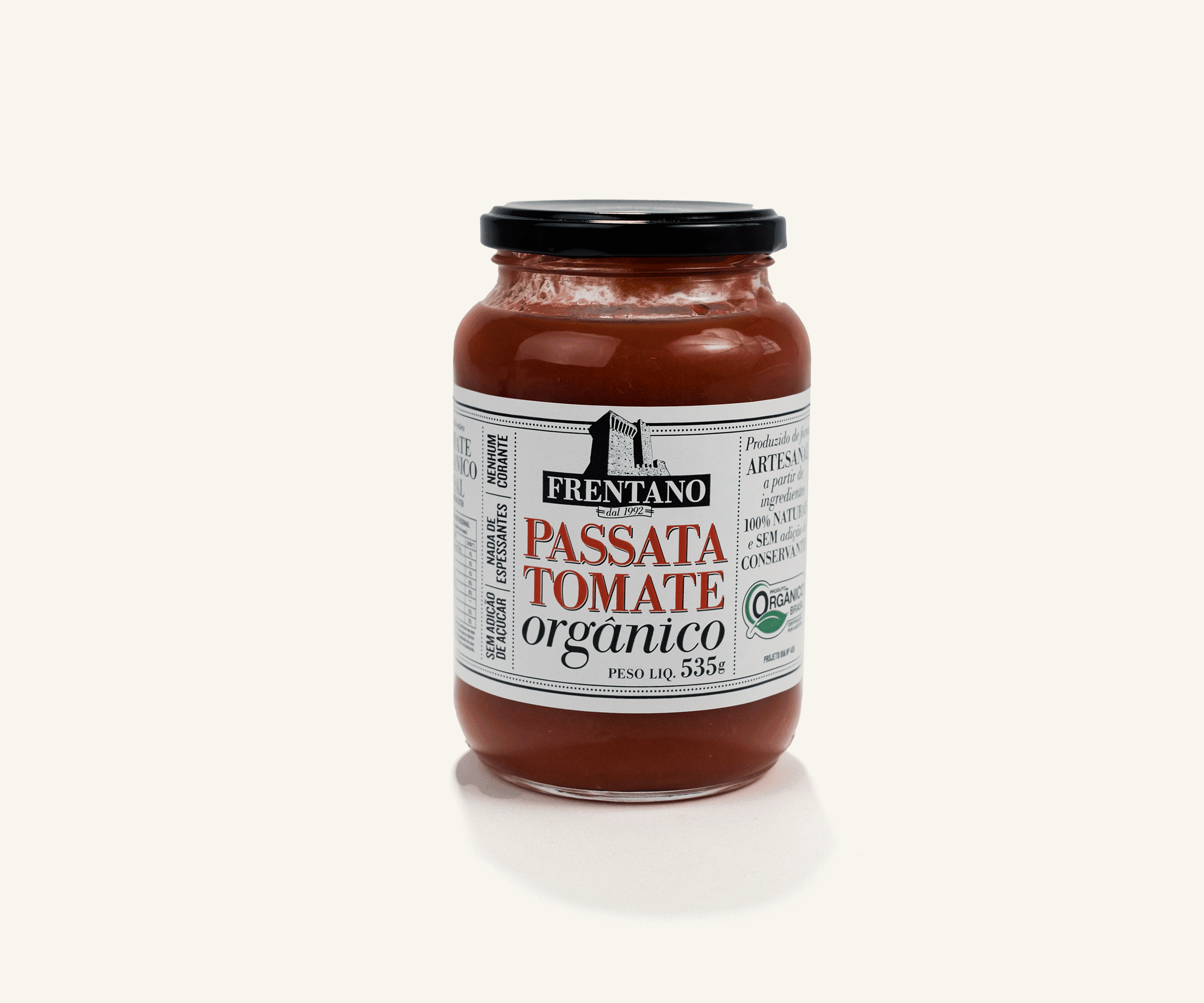 Passata tomate orgânico 535g