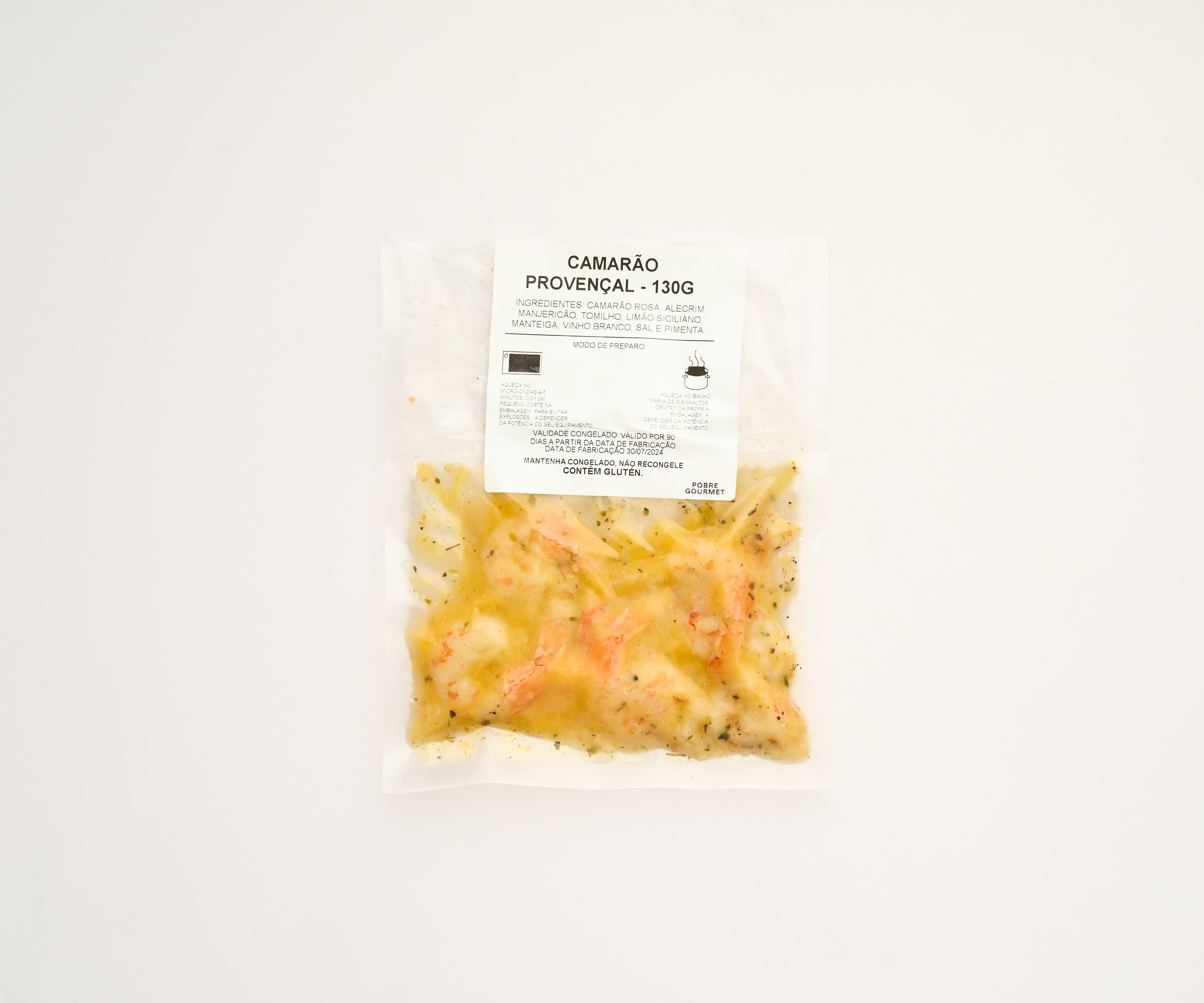 Camarão provençal porção de 120g