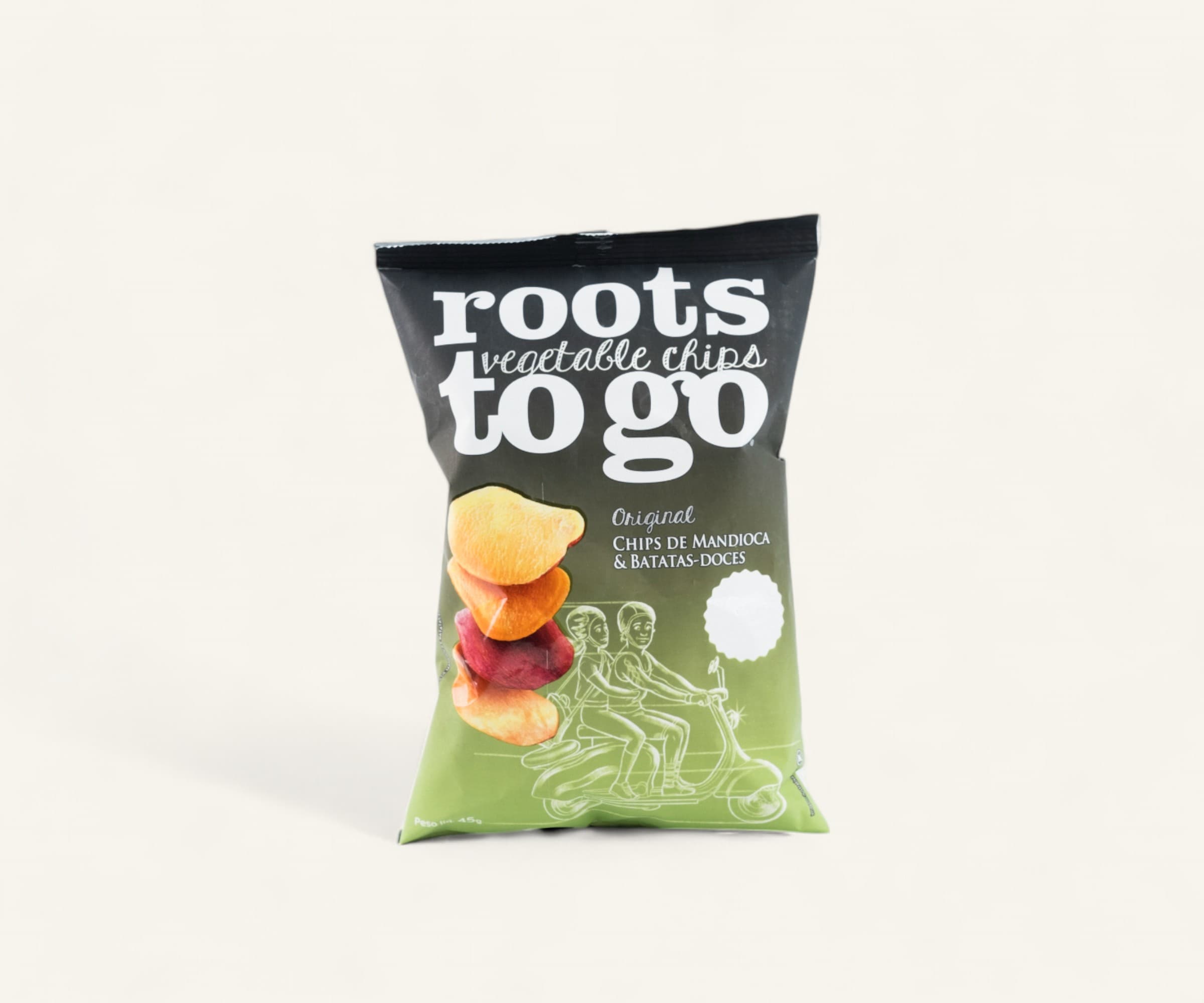 Chips de mandioca e batata-doce 45g