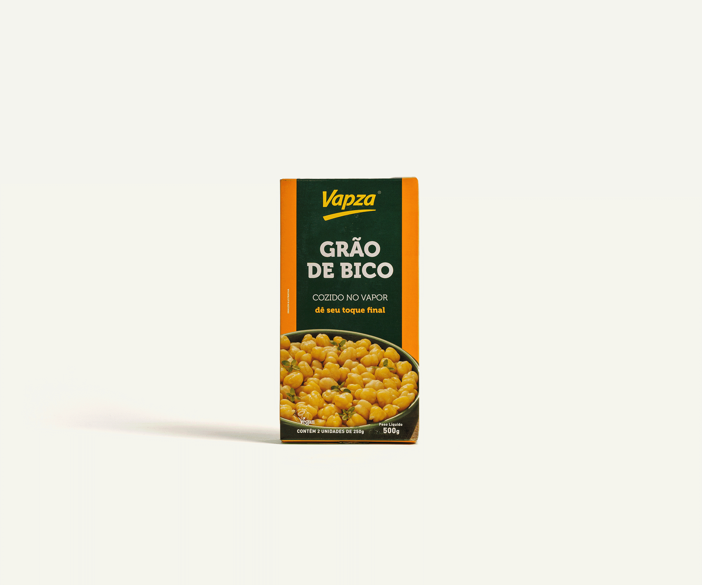 Grão de bico cozido Vapza 500g