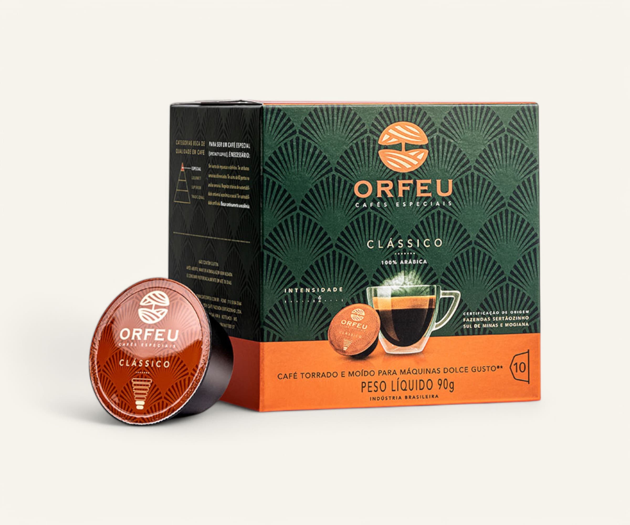 Cápsulas café Orfeu clássico Dolce Gusto 10 unidades