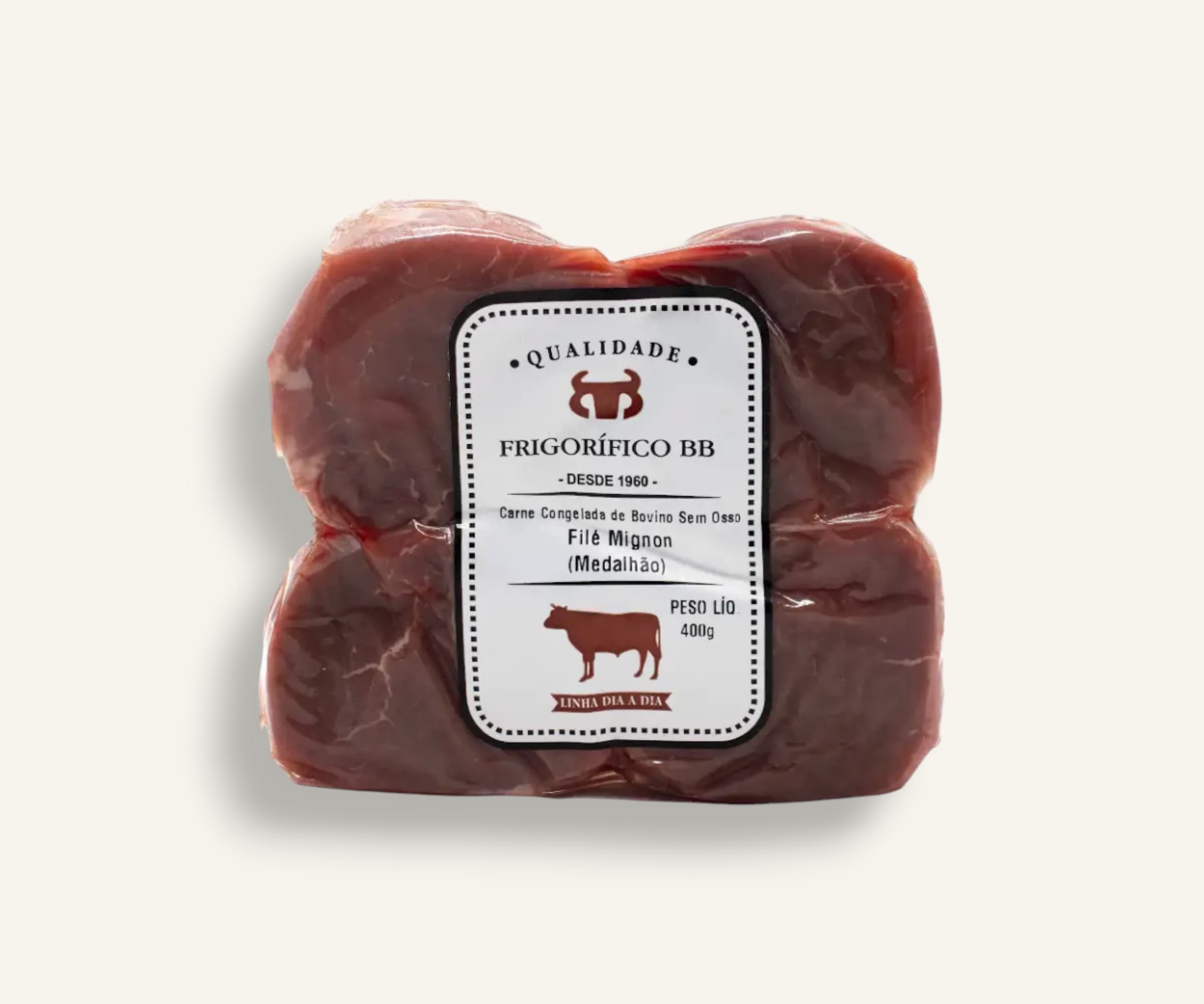 Filé mignon medalhão congelado 400g
