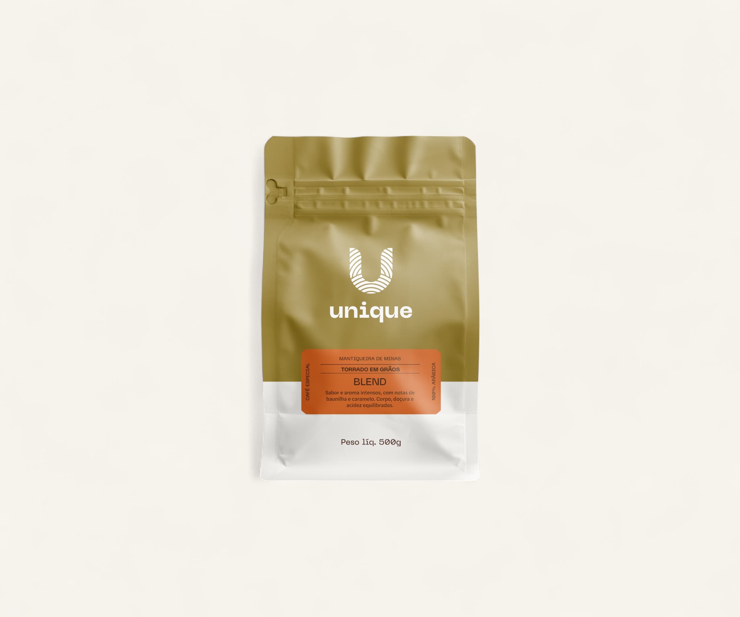 Café em grãos blend Unique Cafés 500g