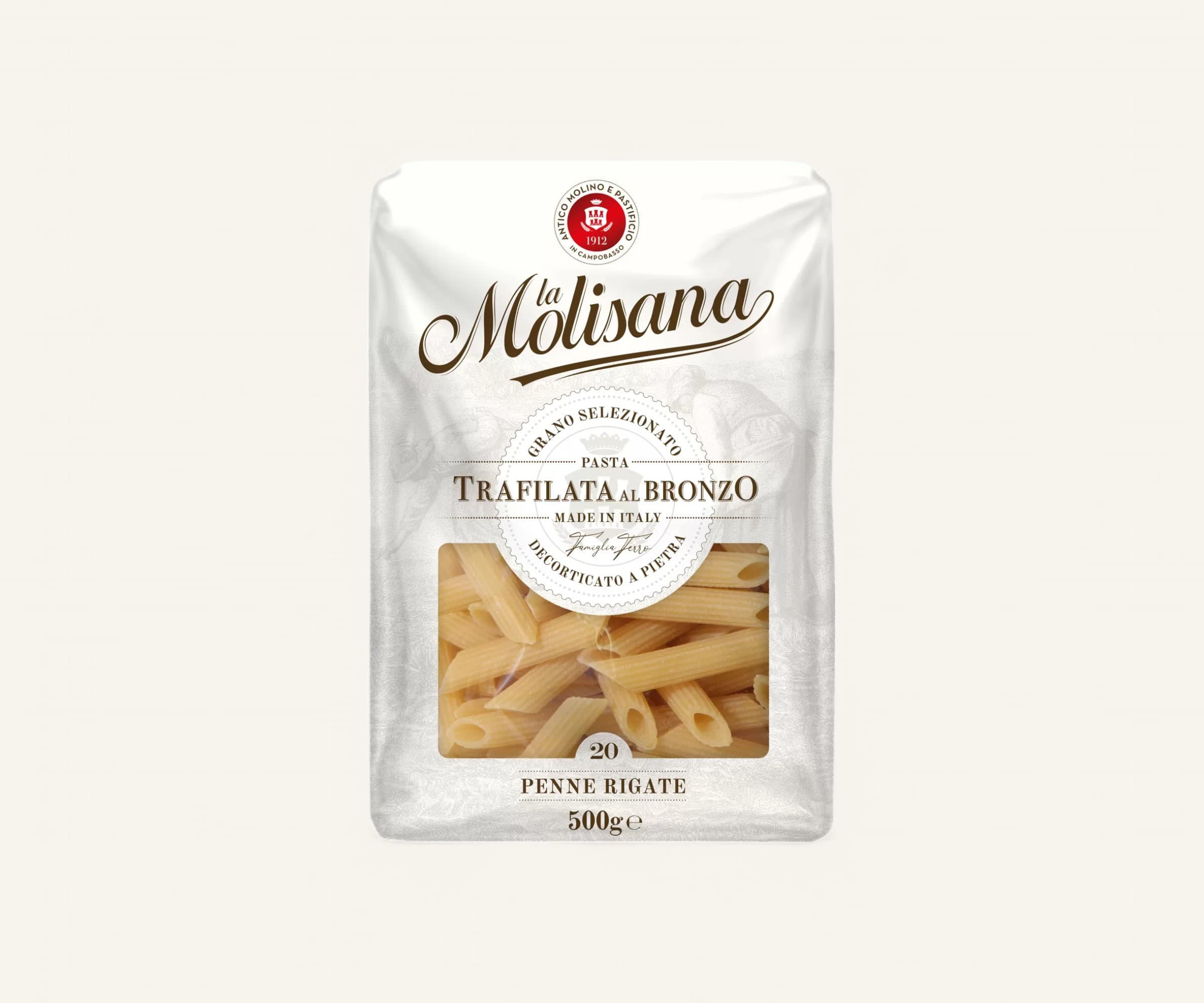Macarrão penne rigate la molisana 500g