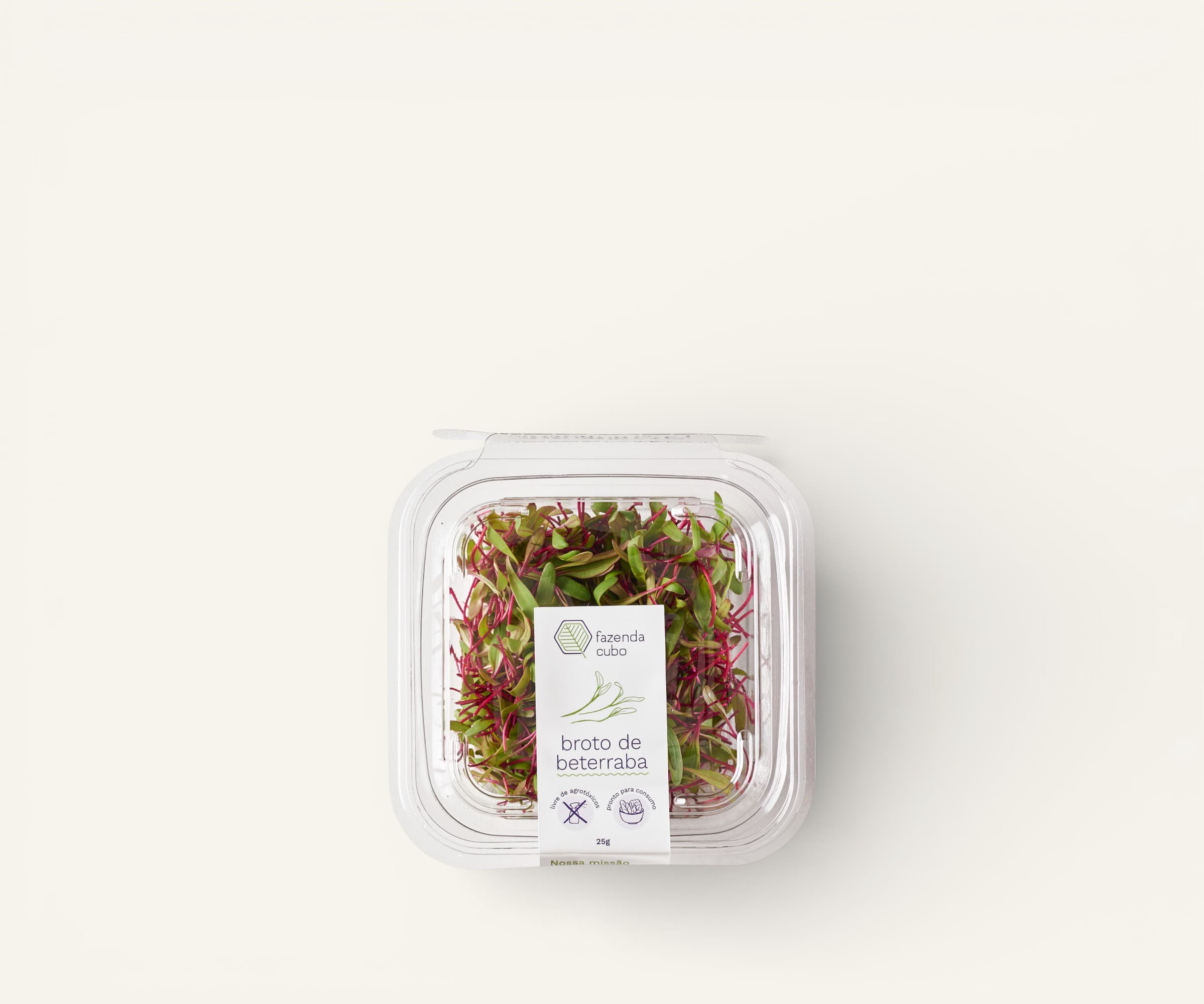 Broto de beterraba Fazenda Cubo 30g