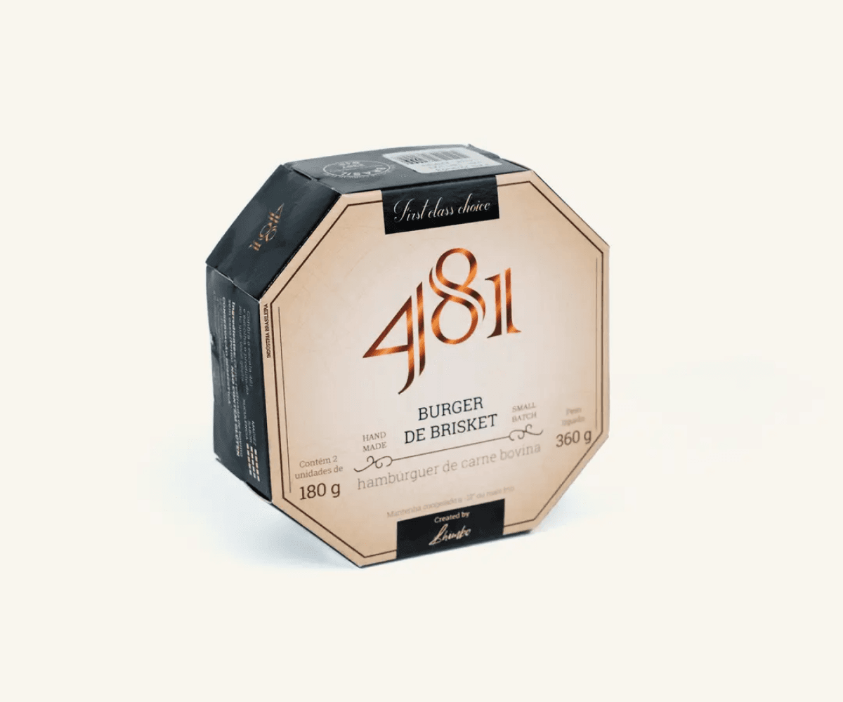 Hambúrguer de brisket congelado (2un de 180g)