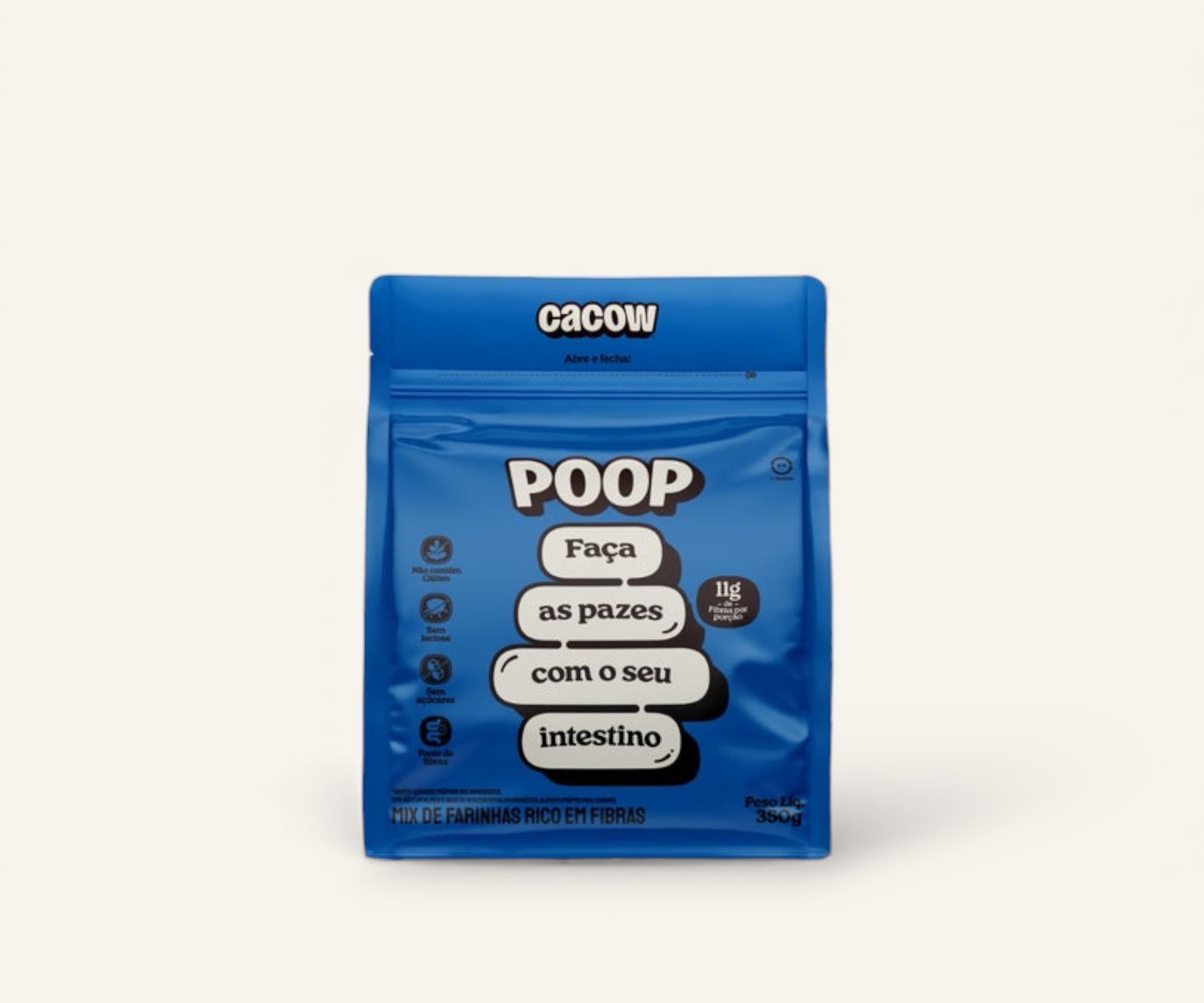 Mix de farinhas POOP rico em fibras 350g