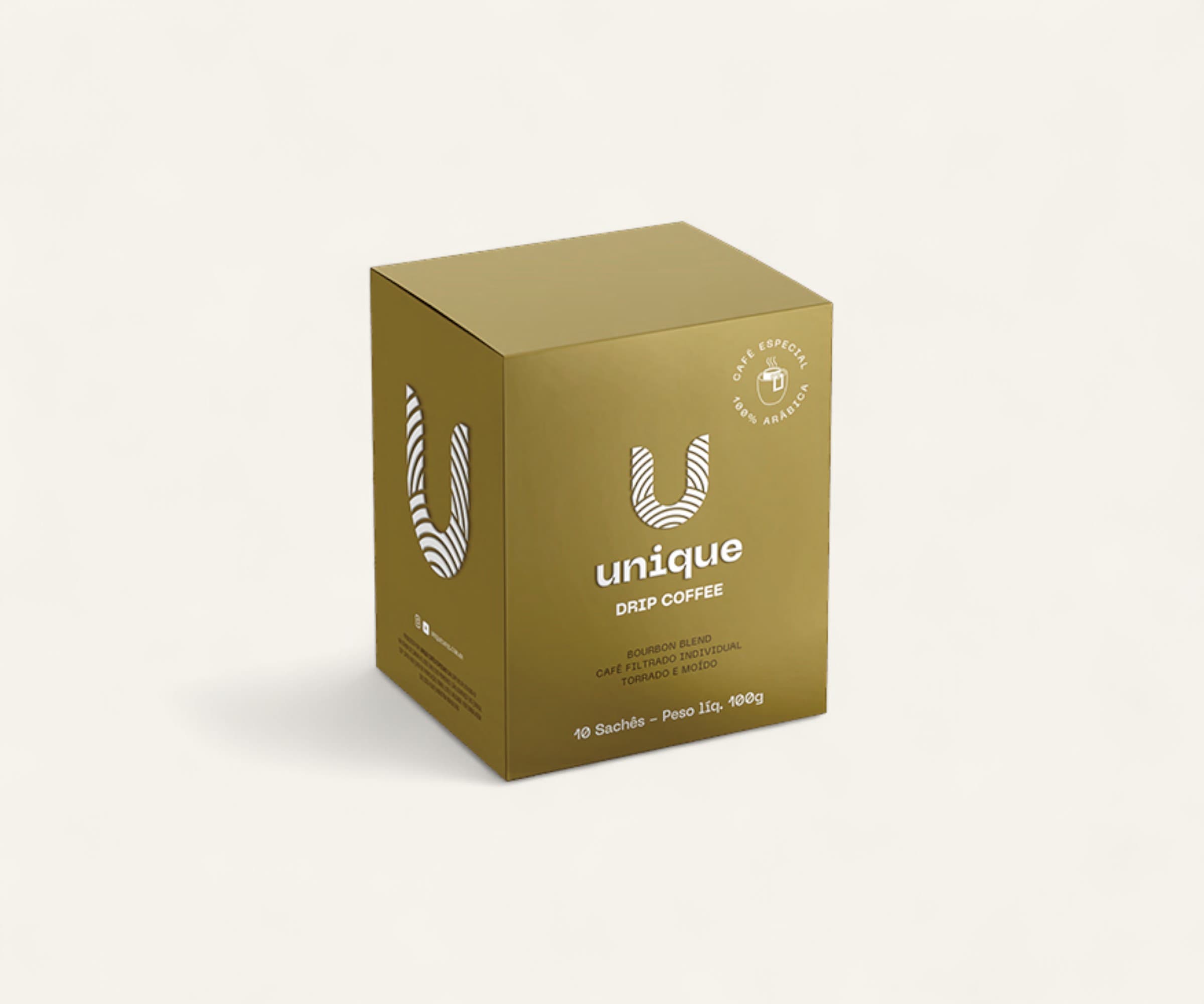 Café drip coffee Unique Cafés 10 sachês 100g