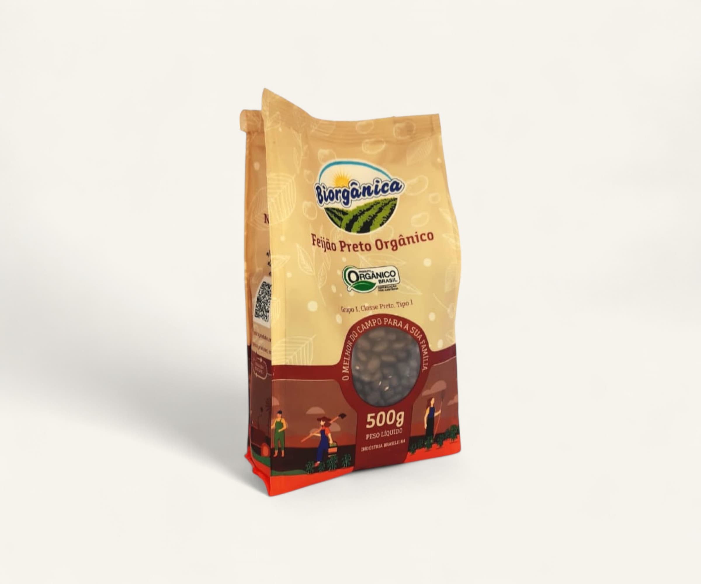 Feijão preto orgânico 500g