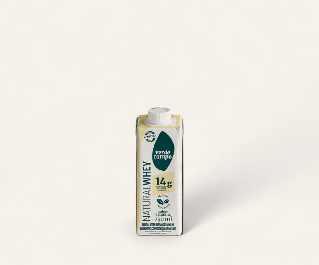 Shake de baunilha Natural Whey 250ml