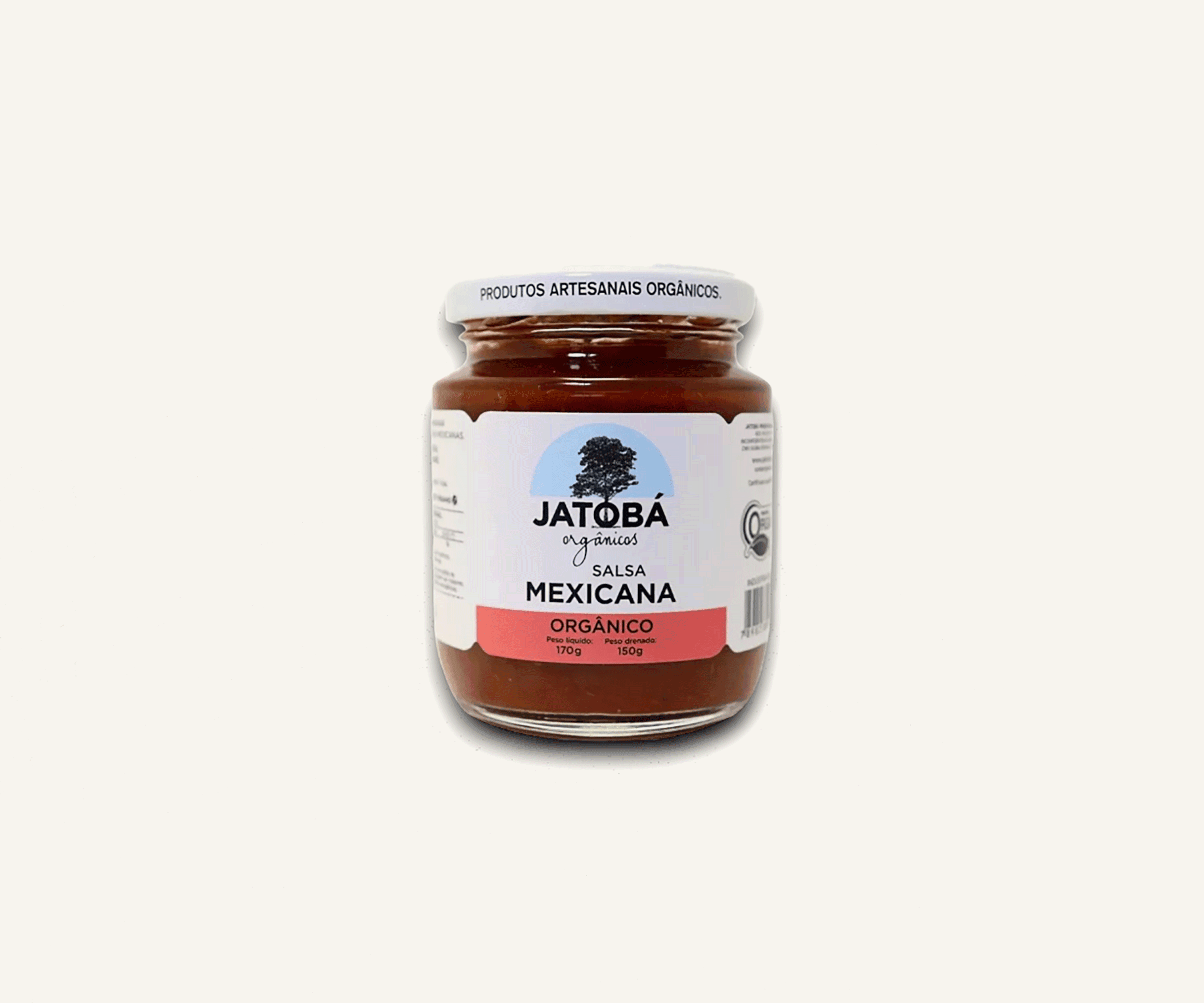 Salsa mexicana vermelha orgânica 200g