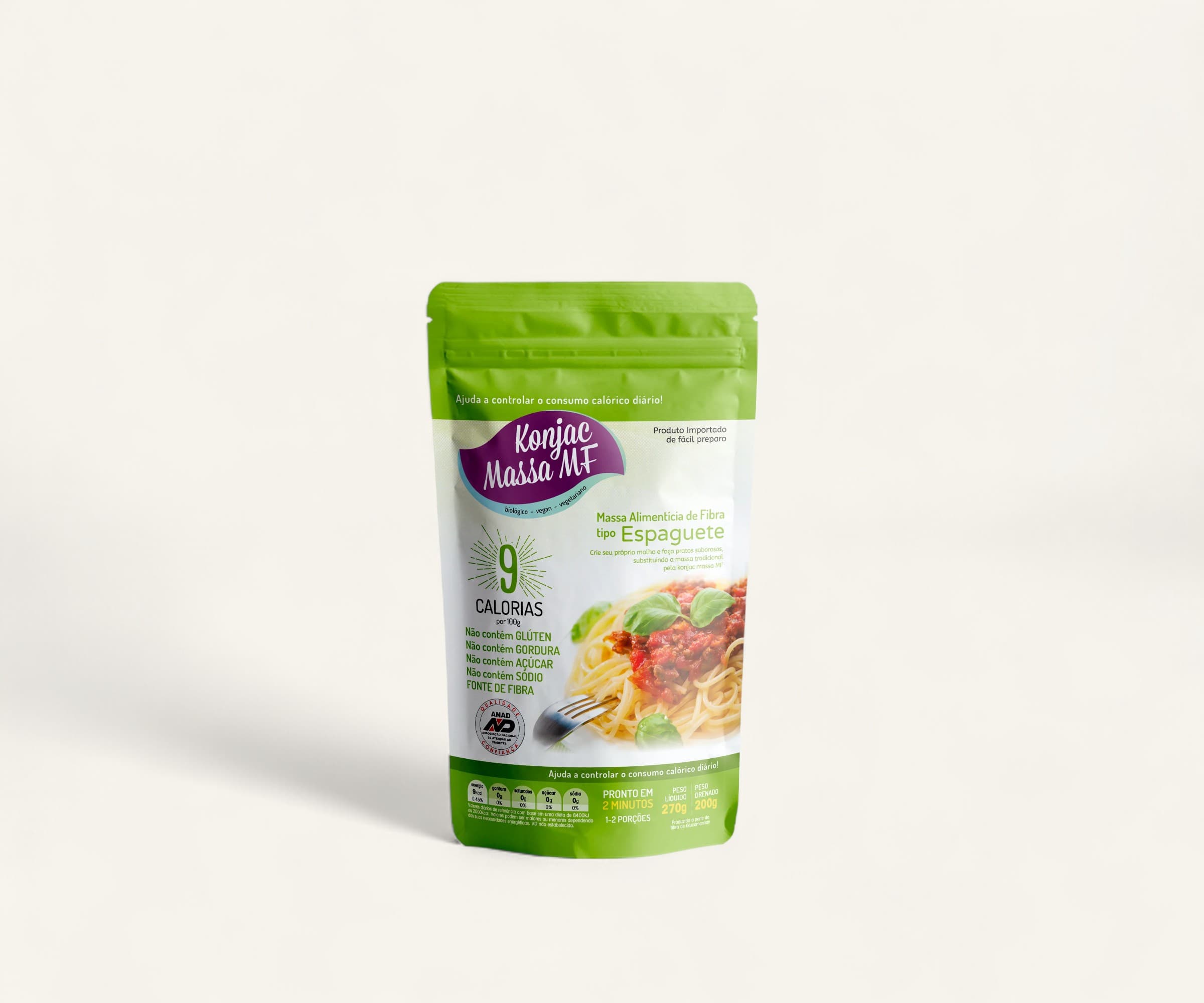 Macarrão tipo espaguete konjac 270g