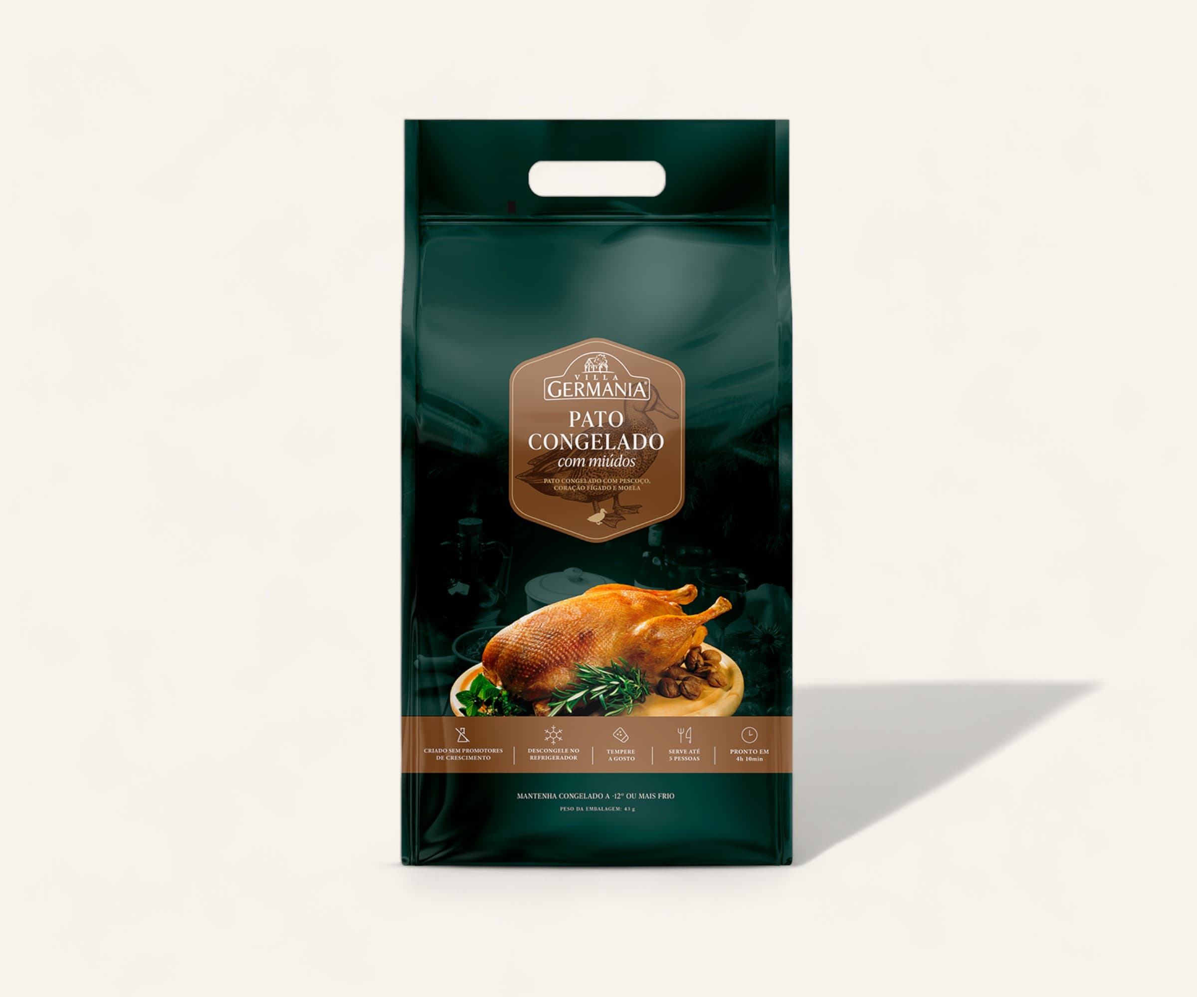 Pato Vila Germânia congelado 2,6kg