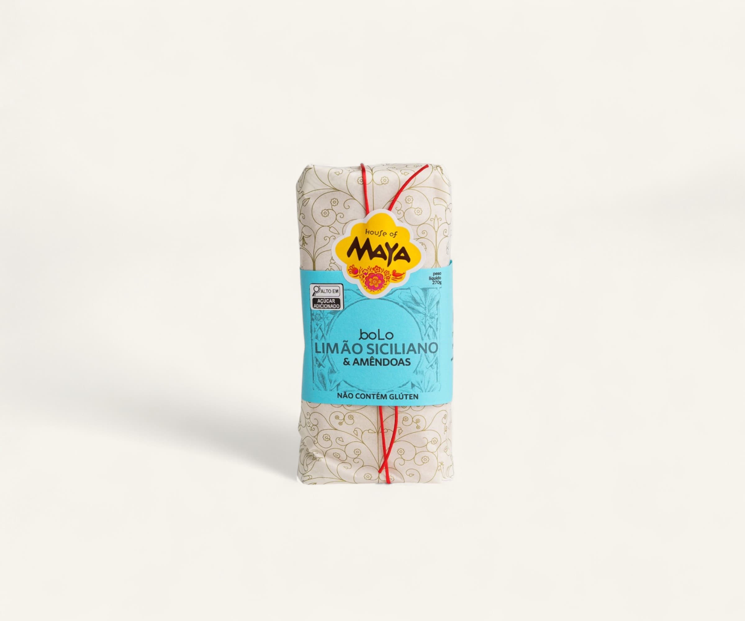 Bolo de limão siciliano e amêndoas congelado 270g