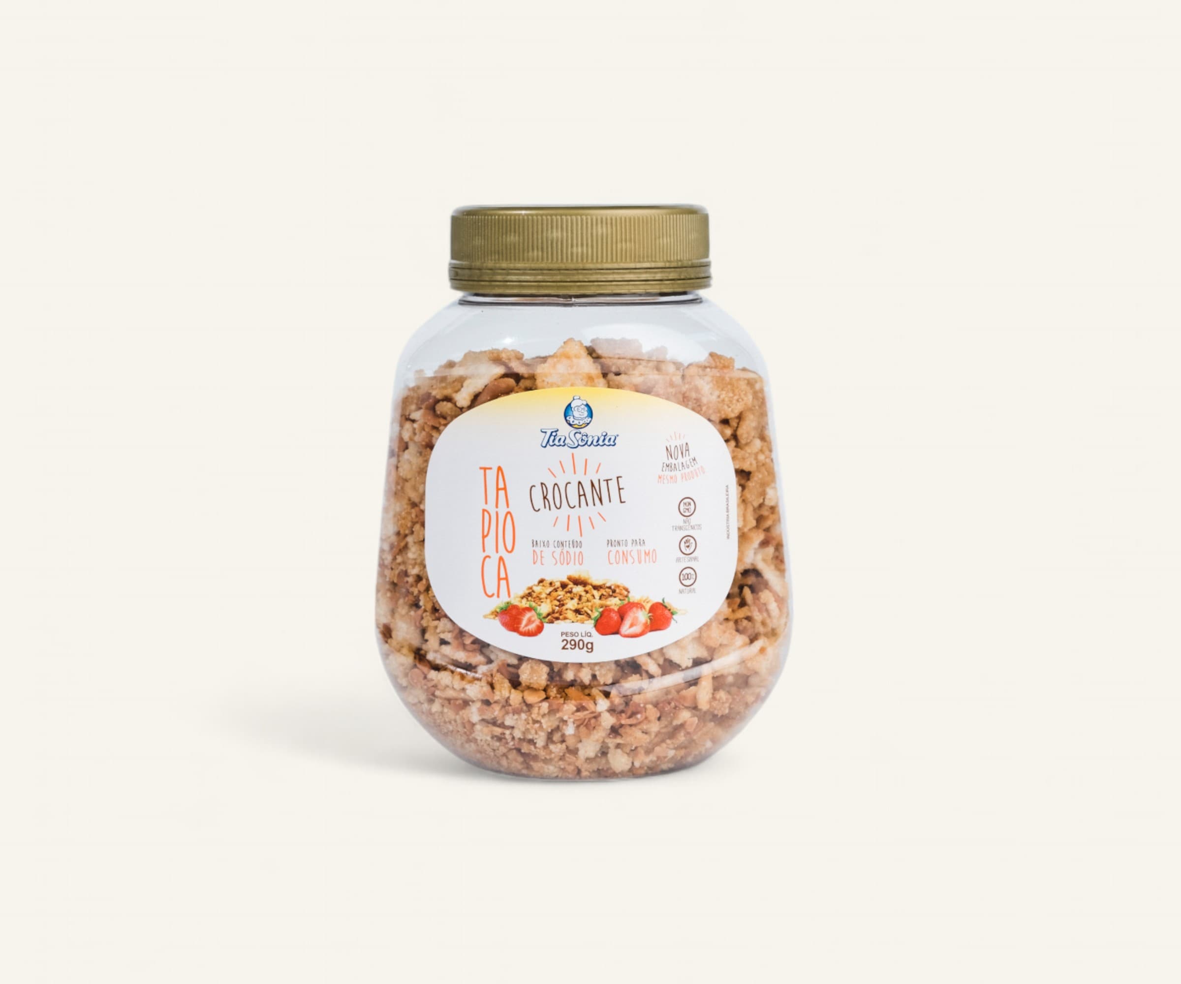 Tapioca crocante Tia Sônia 290g