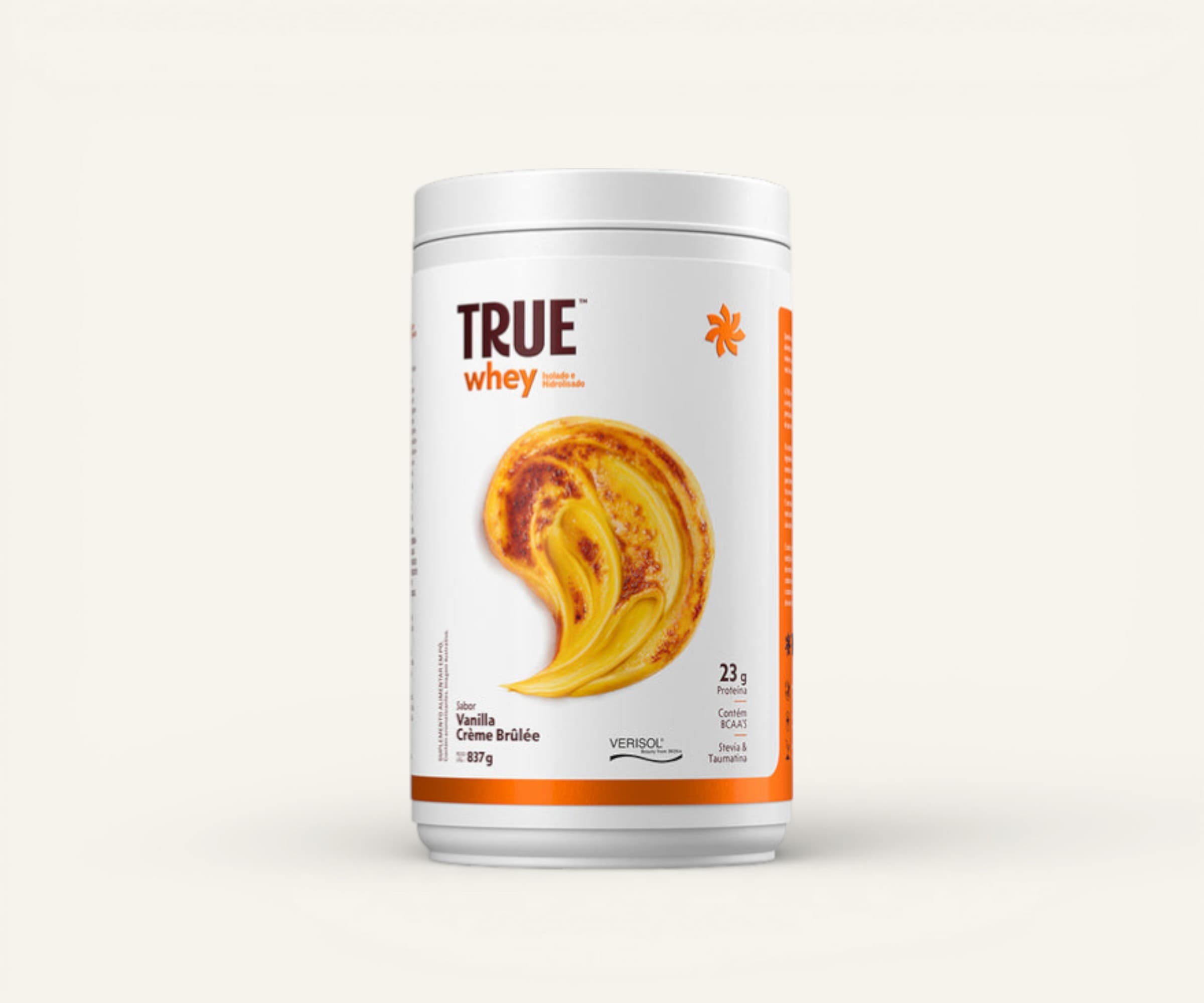Whey protein sabor creme brulee True Source 837g