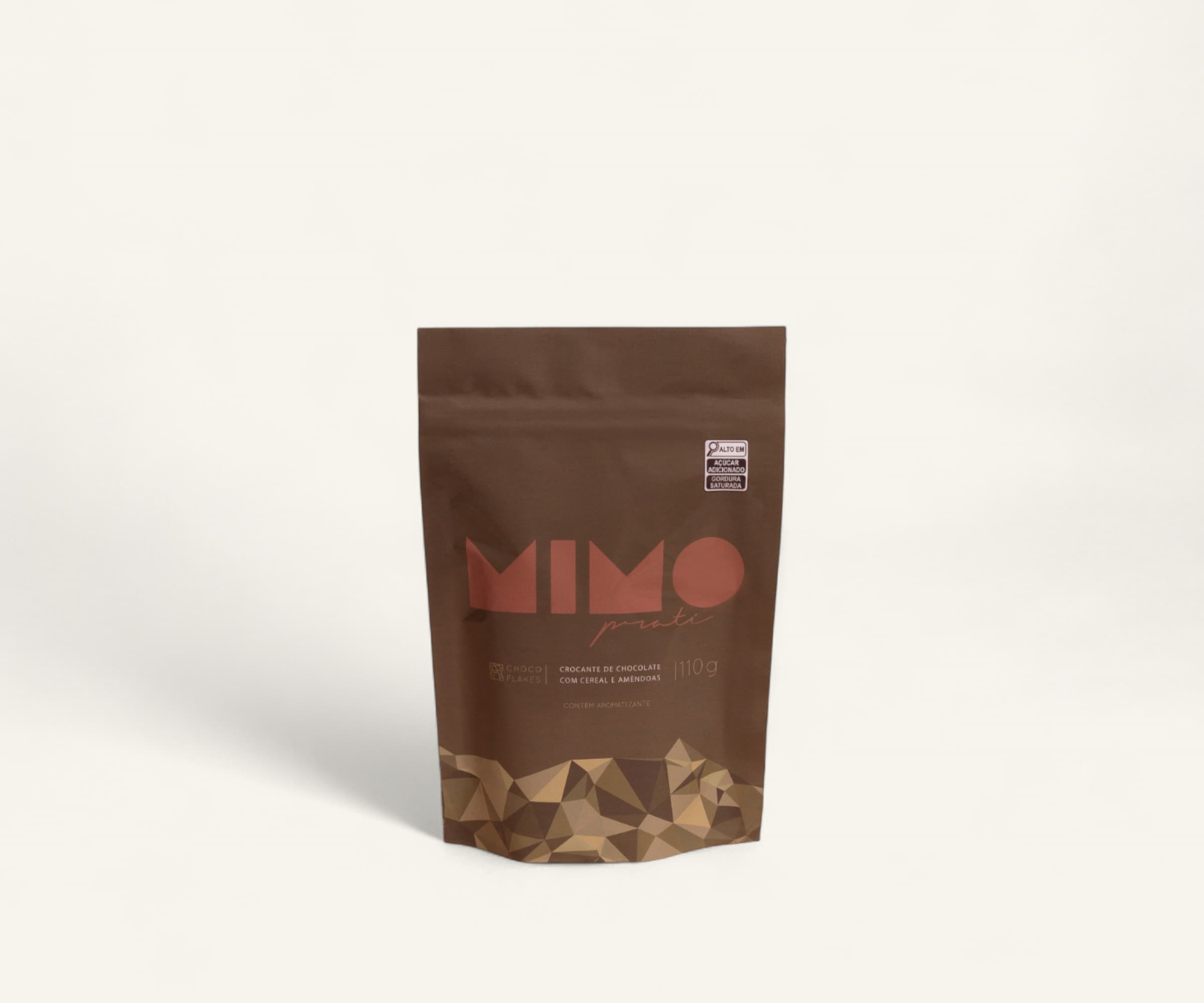 Crocante de chocolate com cereal e amêndoas Mimo 110g