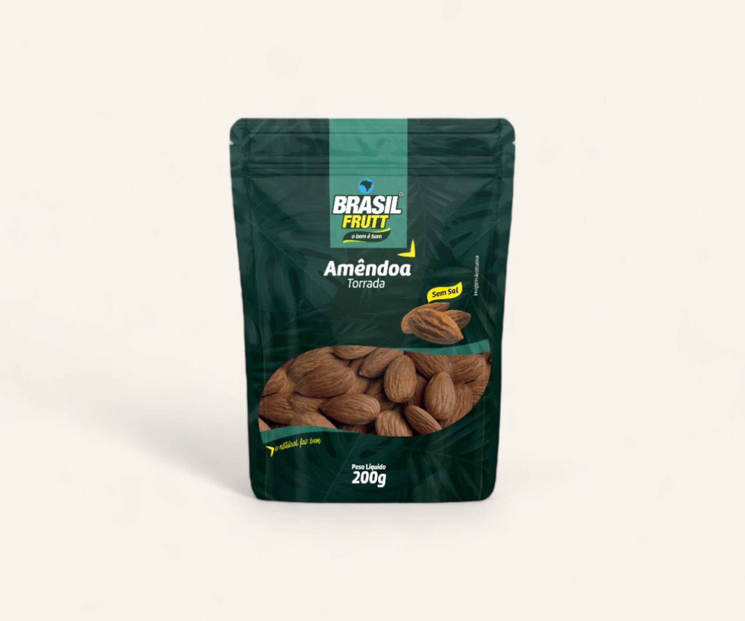 Amêndoa torrada sem sal 200g