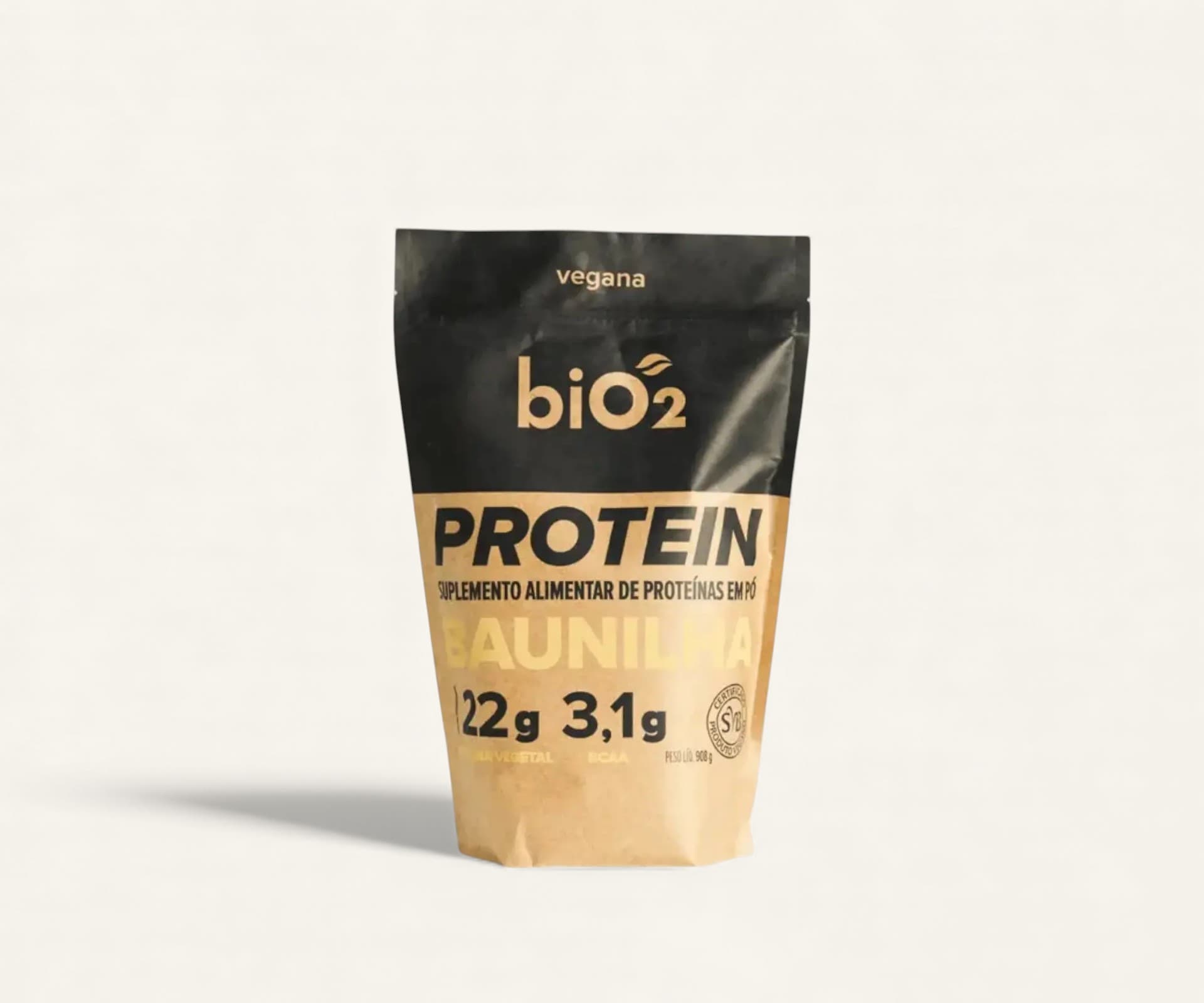 Proteína vegetal 20g sabor baunilha 908g