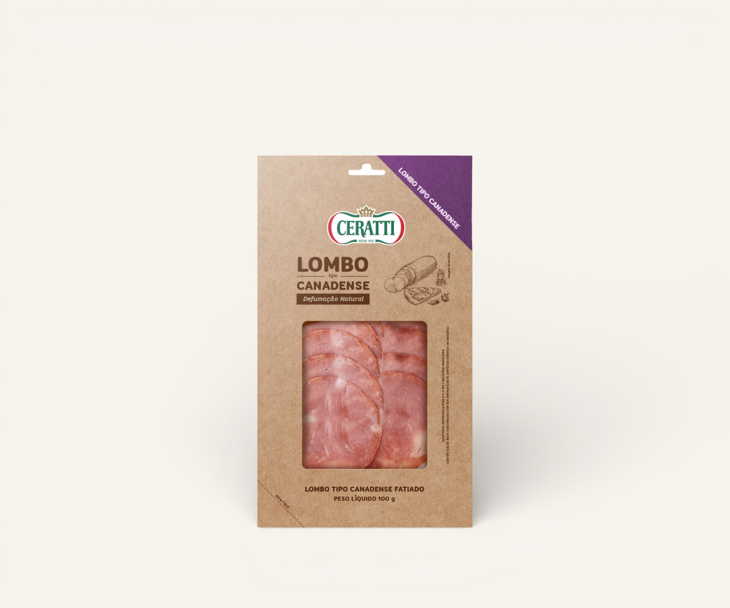 Lombo tipo canadense fatiado Ceratti 100g
