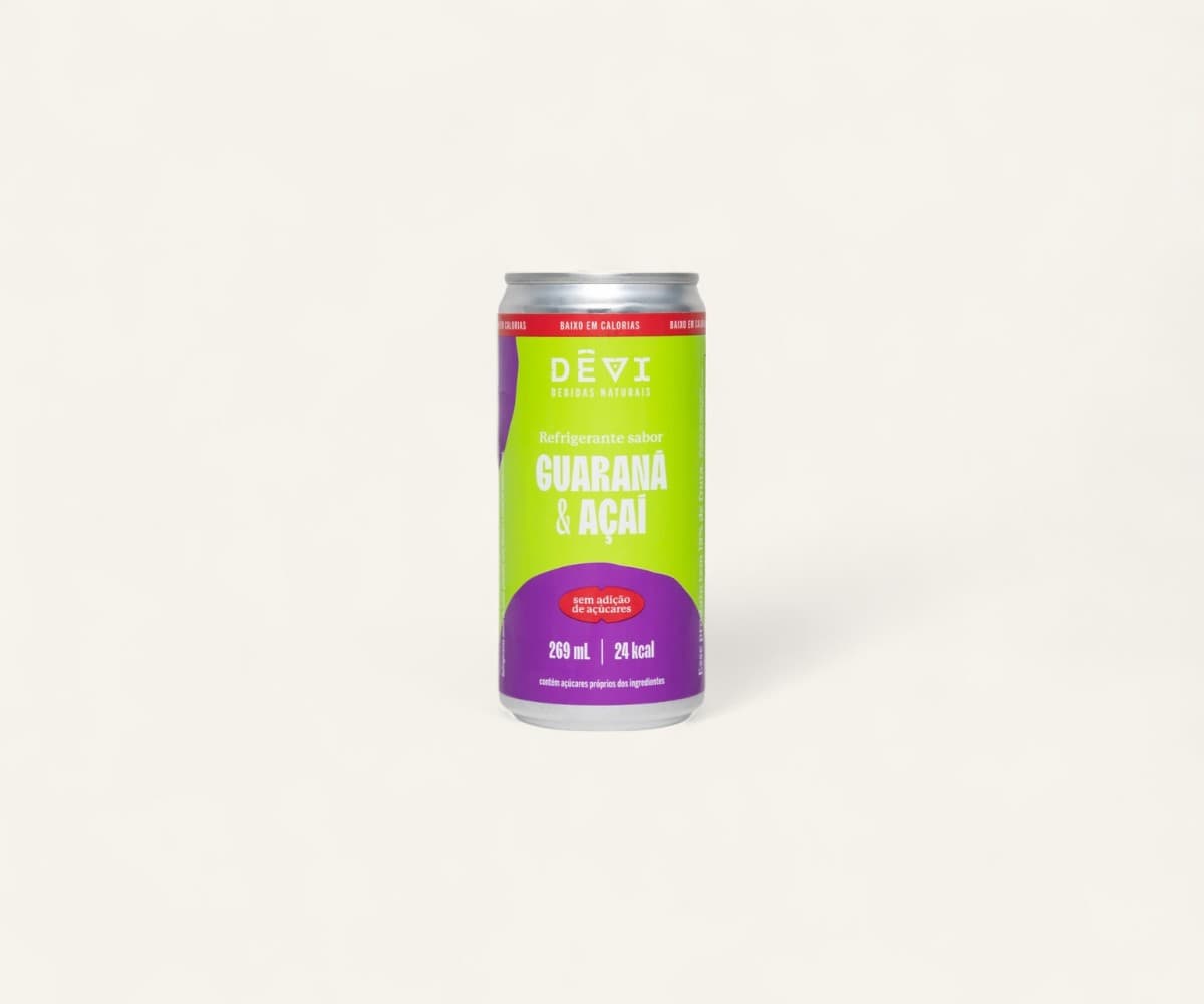 Bebida gaseificada guaraná & açaí 269ml