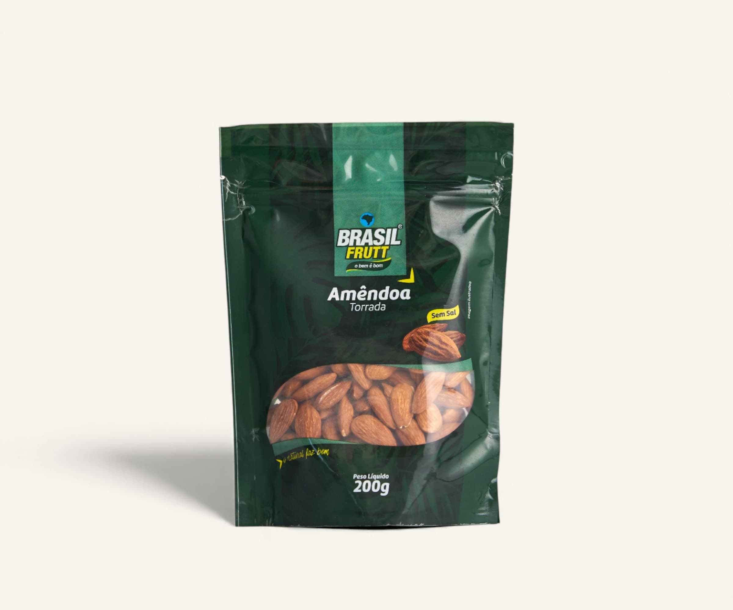 Amêndoa torrada sem sal 200g