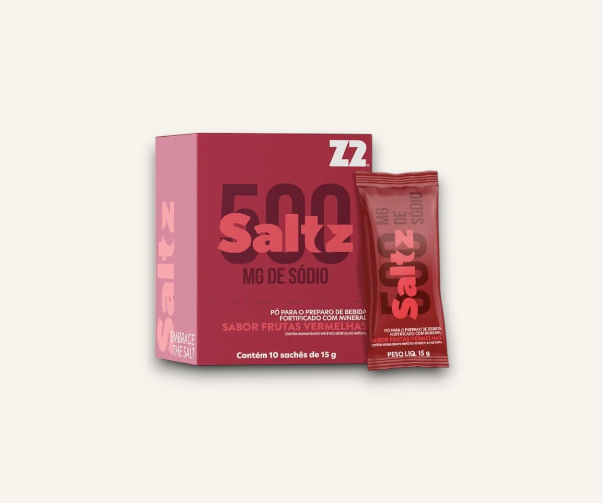 Eletrólitos Saltz sabor frutas vermelhas caixa10 sachês de 15g