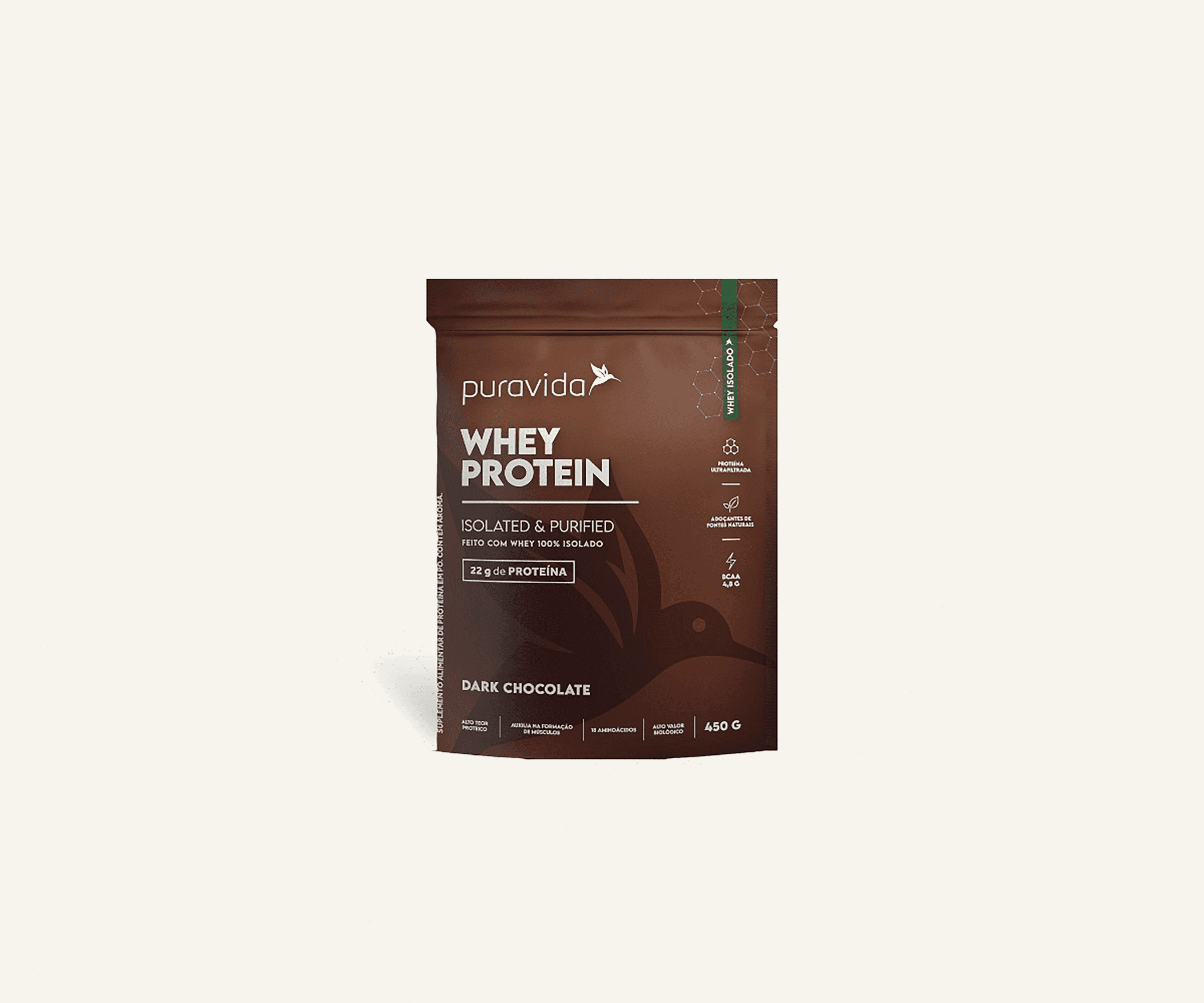 Whey Protein Isolado Dark Chocolate - 450g